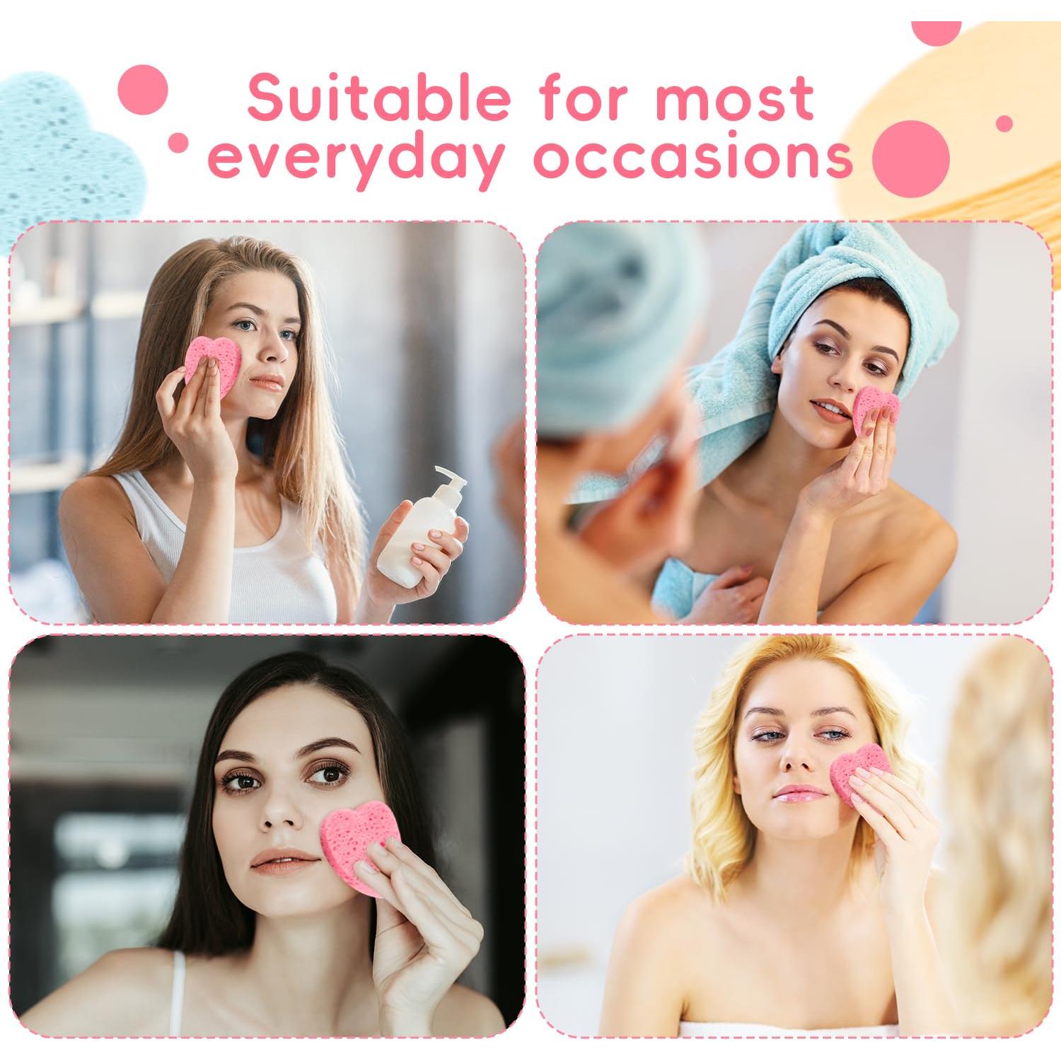 Esponjas Faciales Comprimidas MMRH - 50 Piezas Naturales