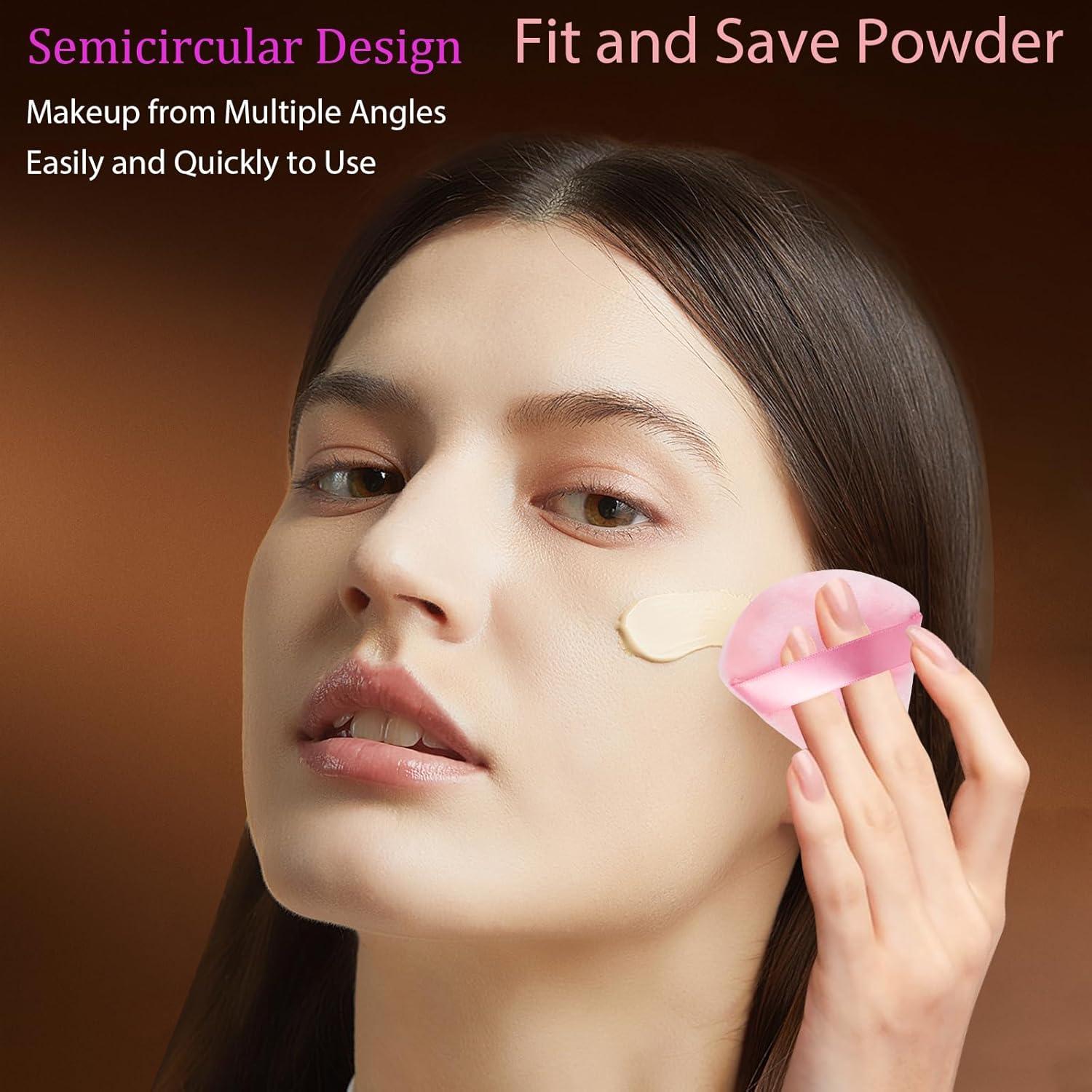 Esponja de Maquillaje Triangular JOLY 6Pcs Rosa - Aplicación Precisa