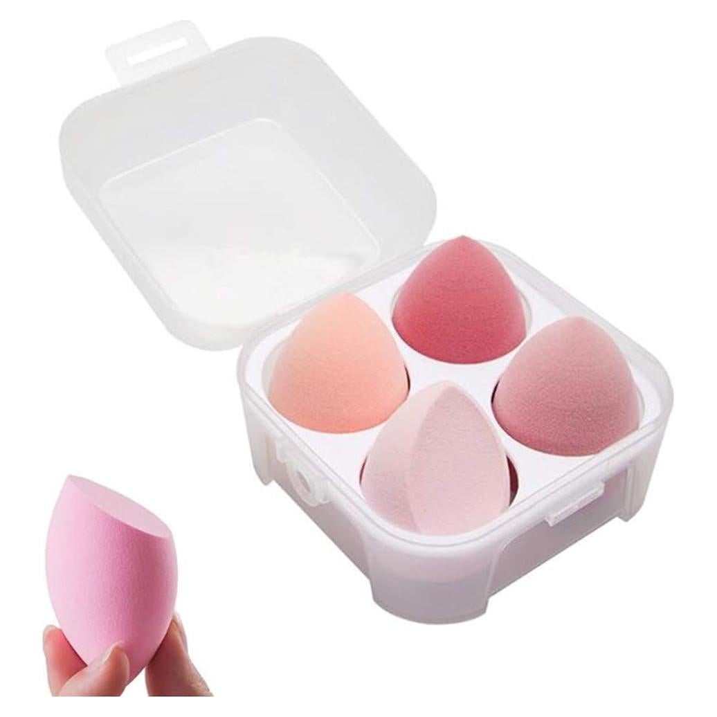Set de 4 Esponjas de Maquillaje SINEN Uso Seco y Húmedo