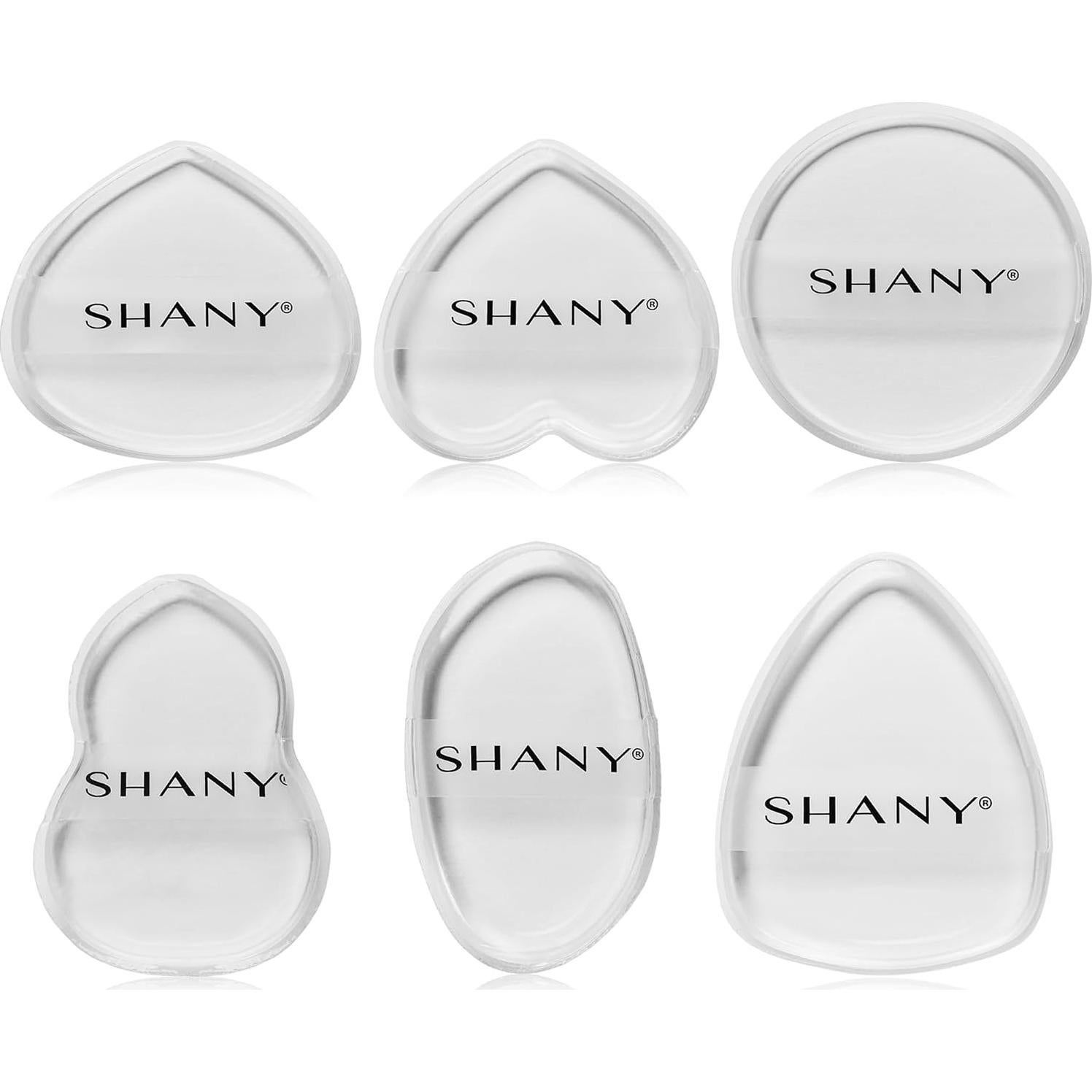 Conjunto de Esponjas de Silicona SHANY - 6 Aplicadores No Absorbentes