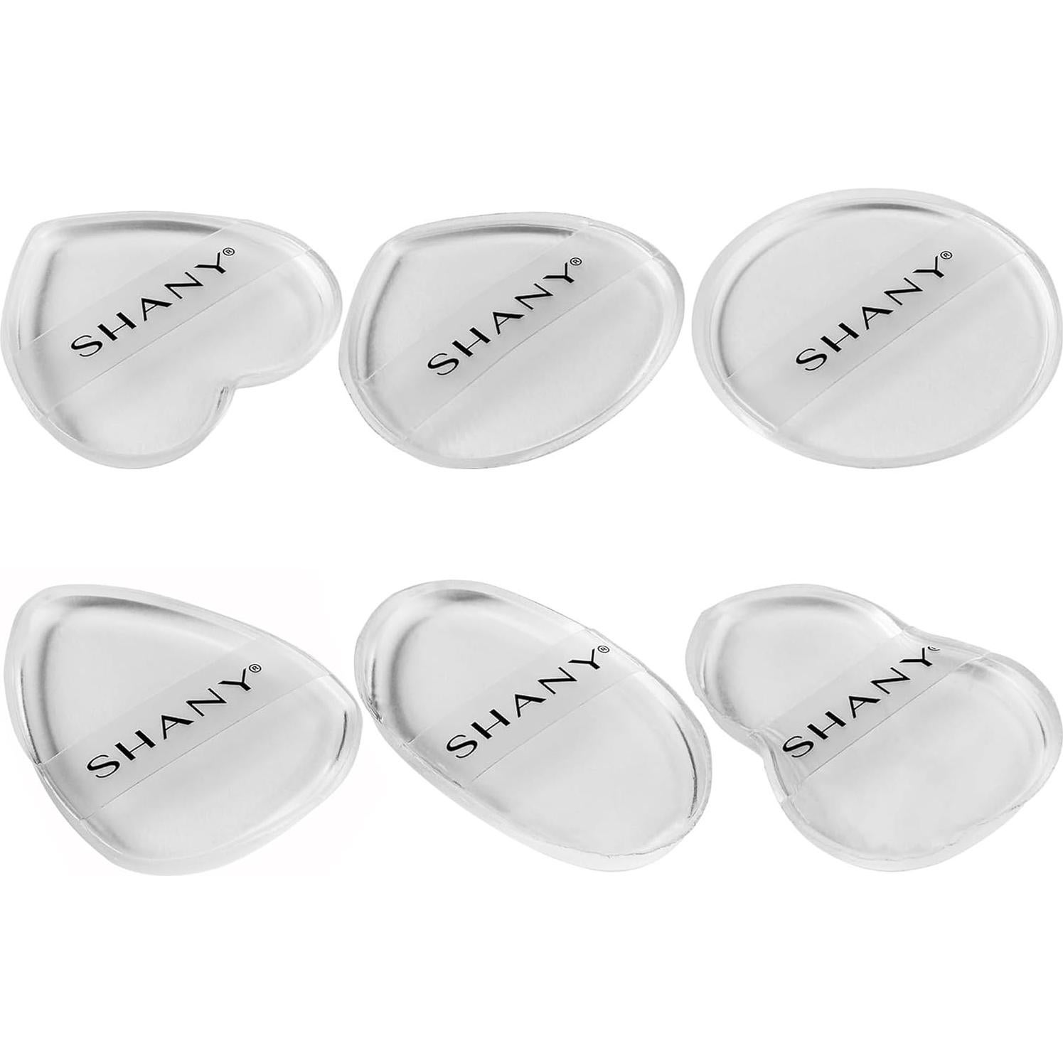 Conjunto de Esponjas de Silicona SHANY - 6 Aplicadores No Absorbentes