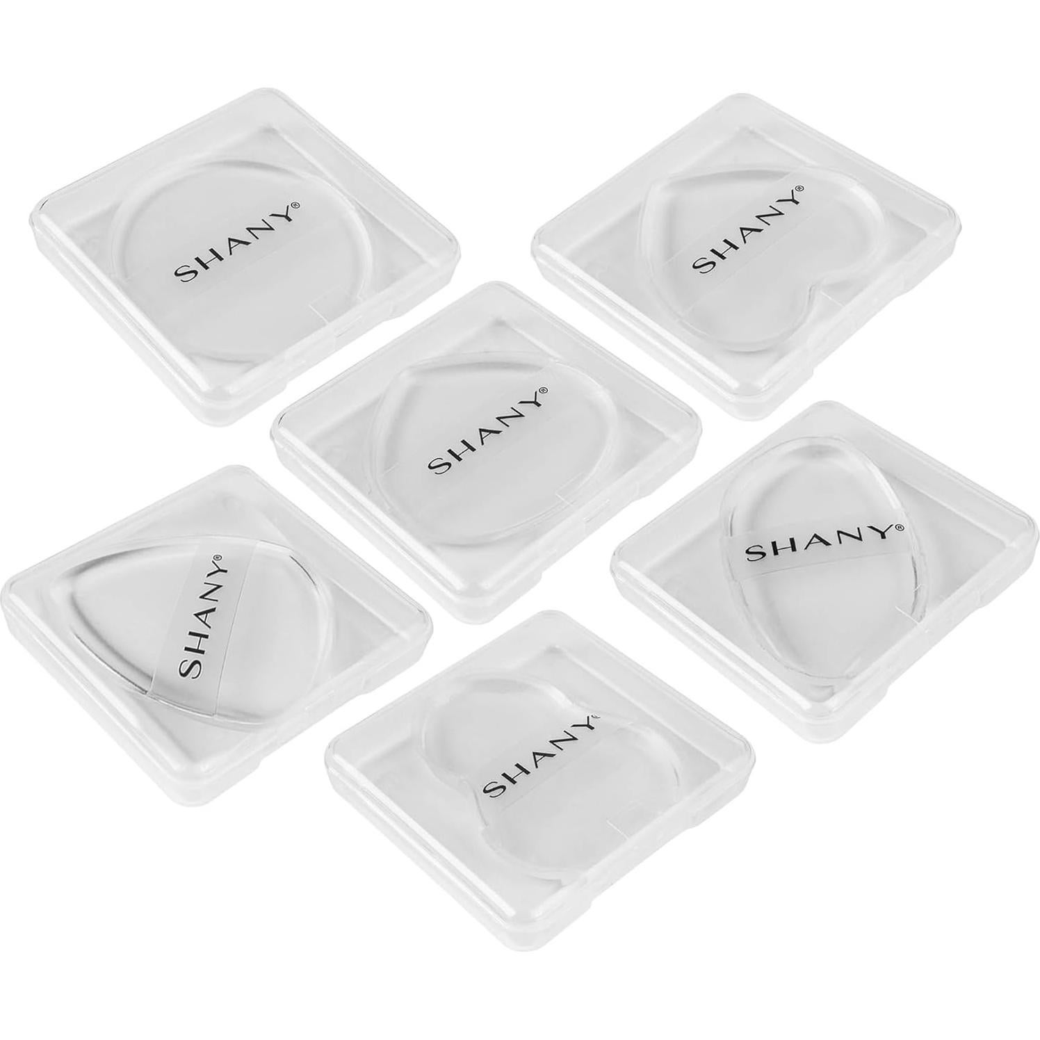 Conjunto de Esponjas de Silicona SHANY - 6 Aplicadores No Absorbentes