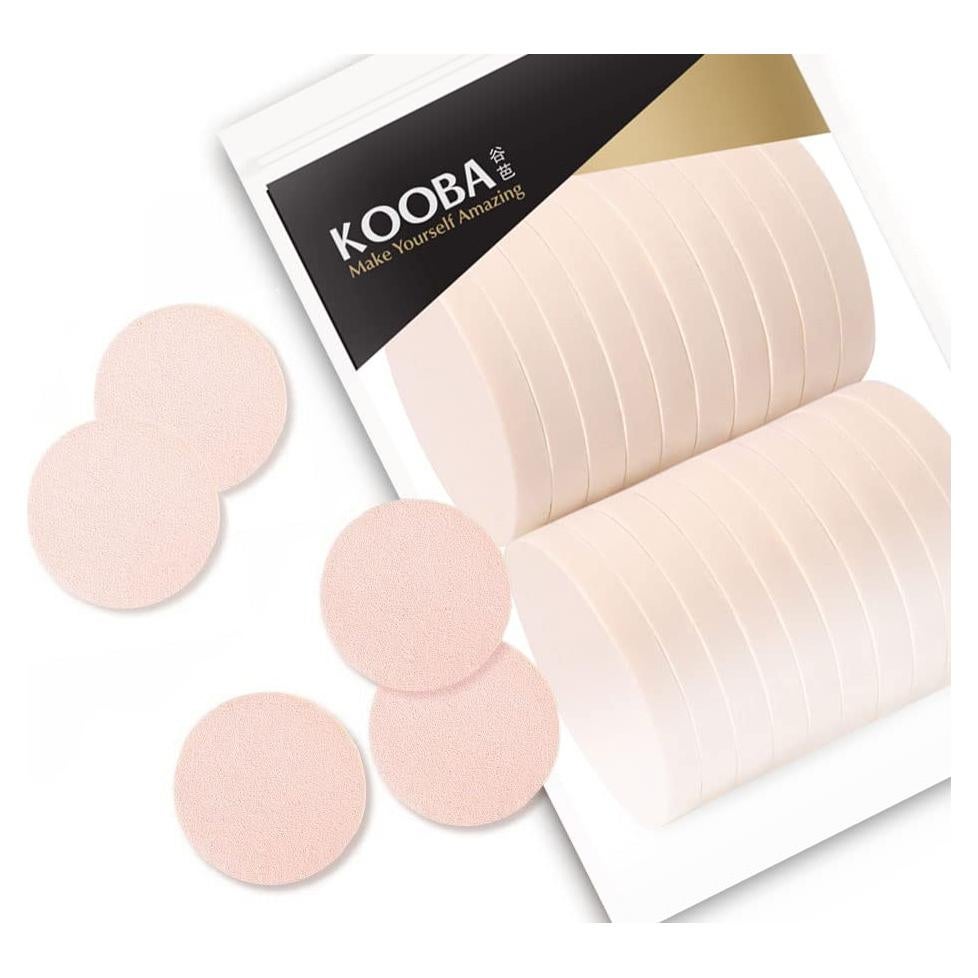 Esponjas de Maquillaje Desechables KOOBA 20pcs Hipoalergénicas