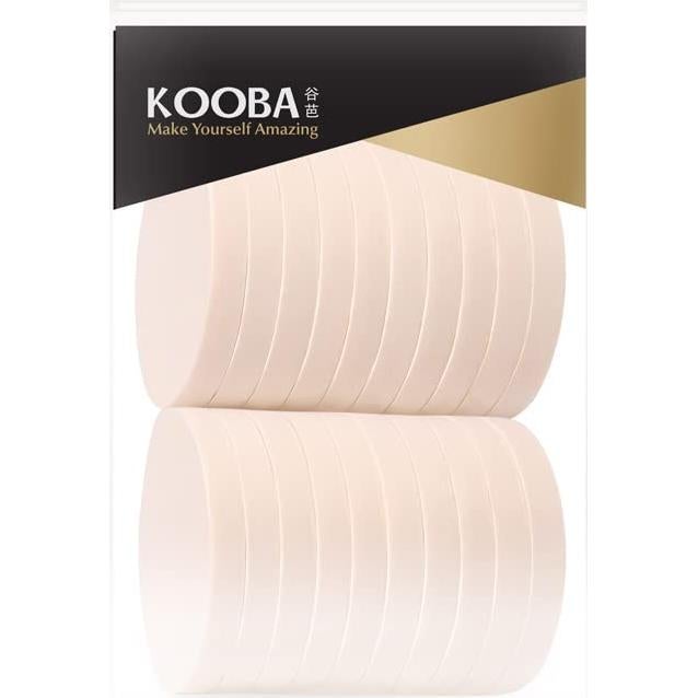 Esponjas de Maquillaje Desechables KOOBA 20pcs Hipoalergénicas