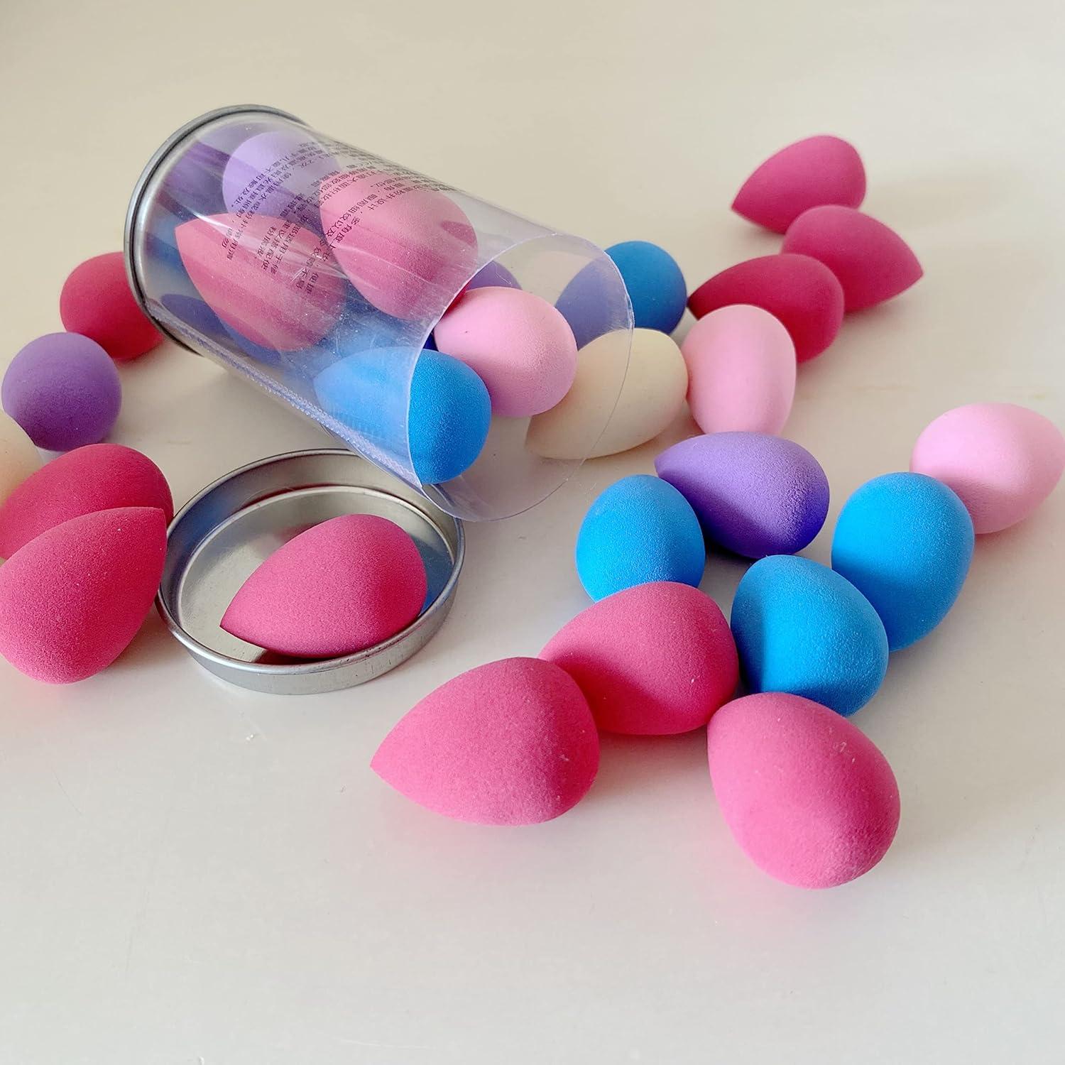 Set de 10 Mini Esponjas de Maquillaje Urradia - Sin Látex