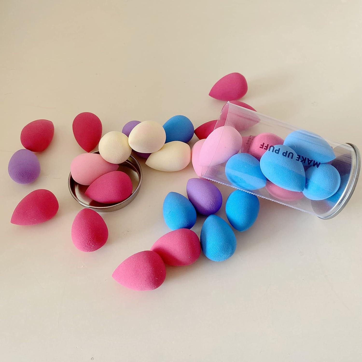 Set de 10 Mini Esponjas de Maquillaje Urradia - Sin Látex