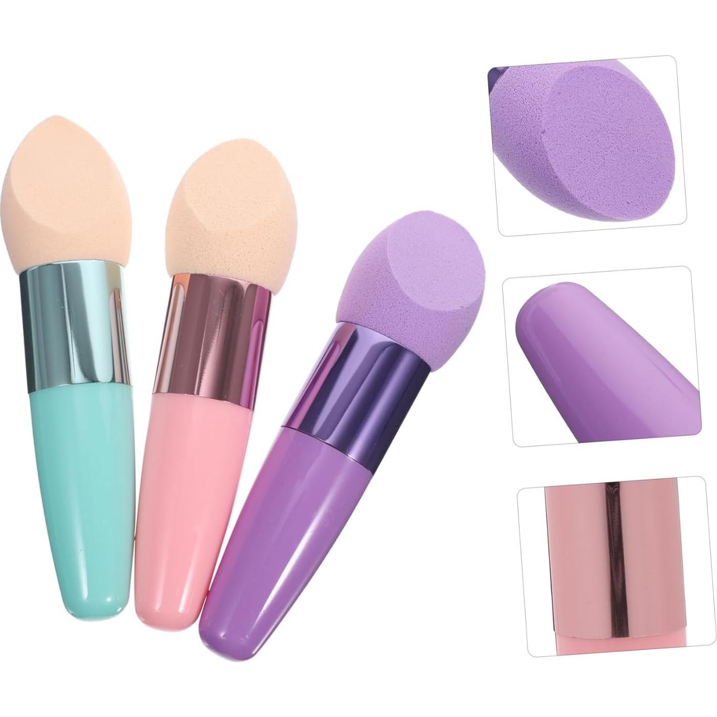 Set de 3 Esponjas de Maquillaje Beavorty - Aplicadores Reutilizables
