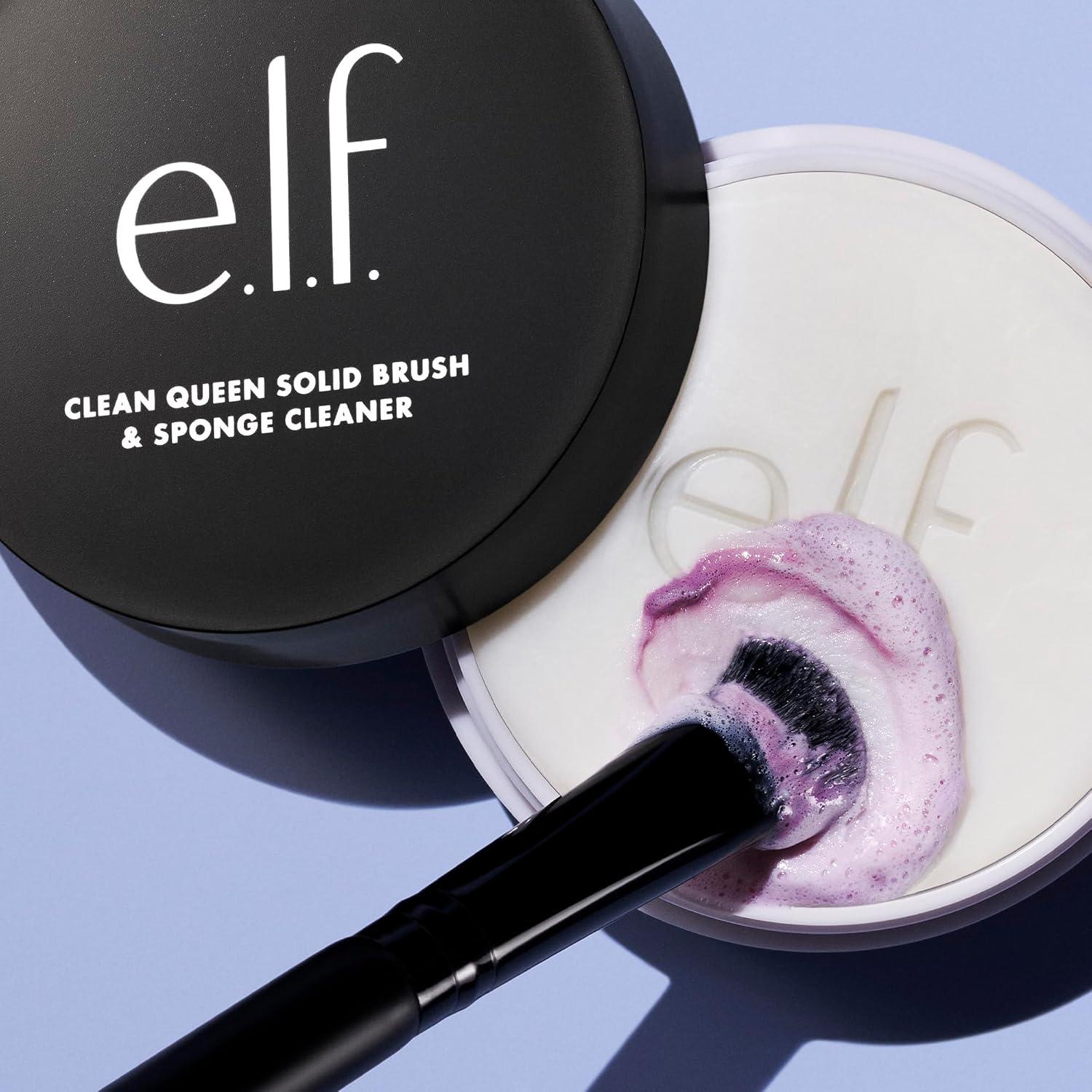 Limpiador Sólido de Brochas y Esponjas e.l.f. Clean Queen 89g