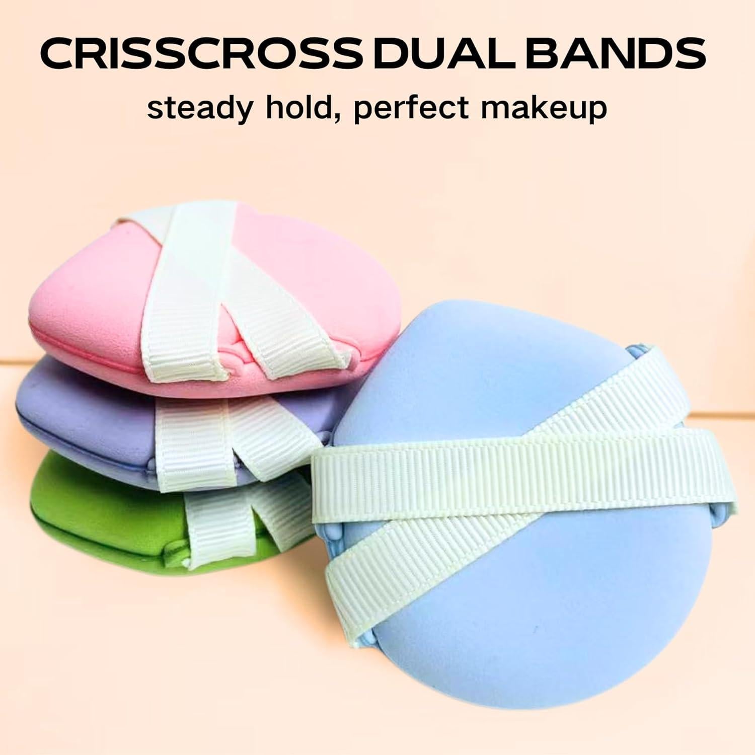 Paquete de 8 Esponjas de Maquillaje QNZLIGHT - Uso Húmedo y Seco