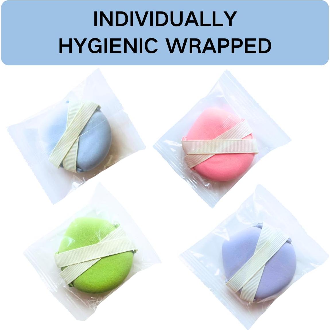 Paquete de 8 Esponjas de Maquillaje QNZLIGHT - Uso Húmedo y Seco