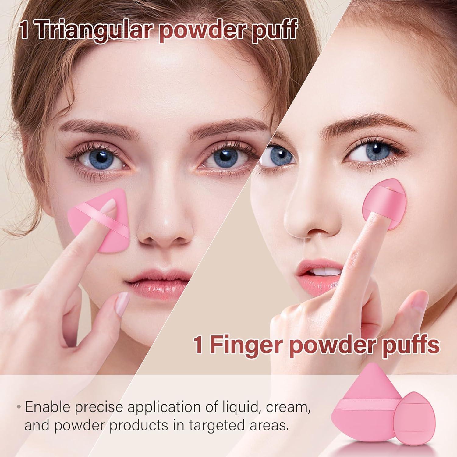 Juego de Brochas de Maquillaje Profesional Mlemle 26 Piezas Rosa