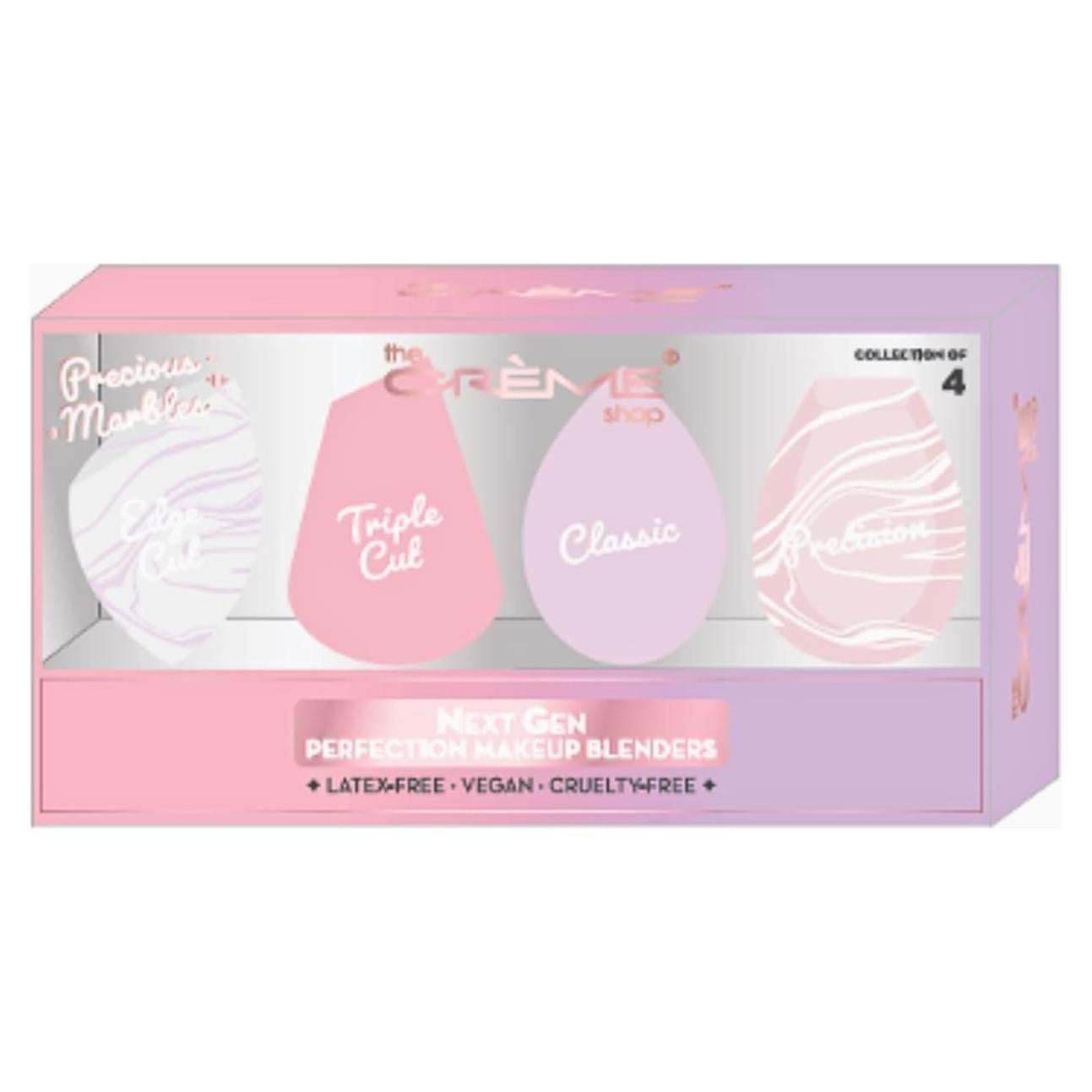 Set de 4 Esponjas de Maquillaje The Crème Shop - Rosa y Púrpura