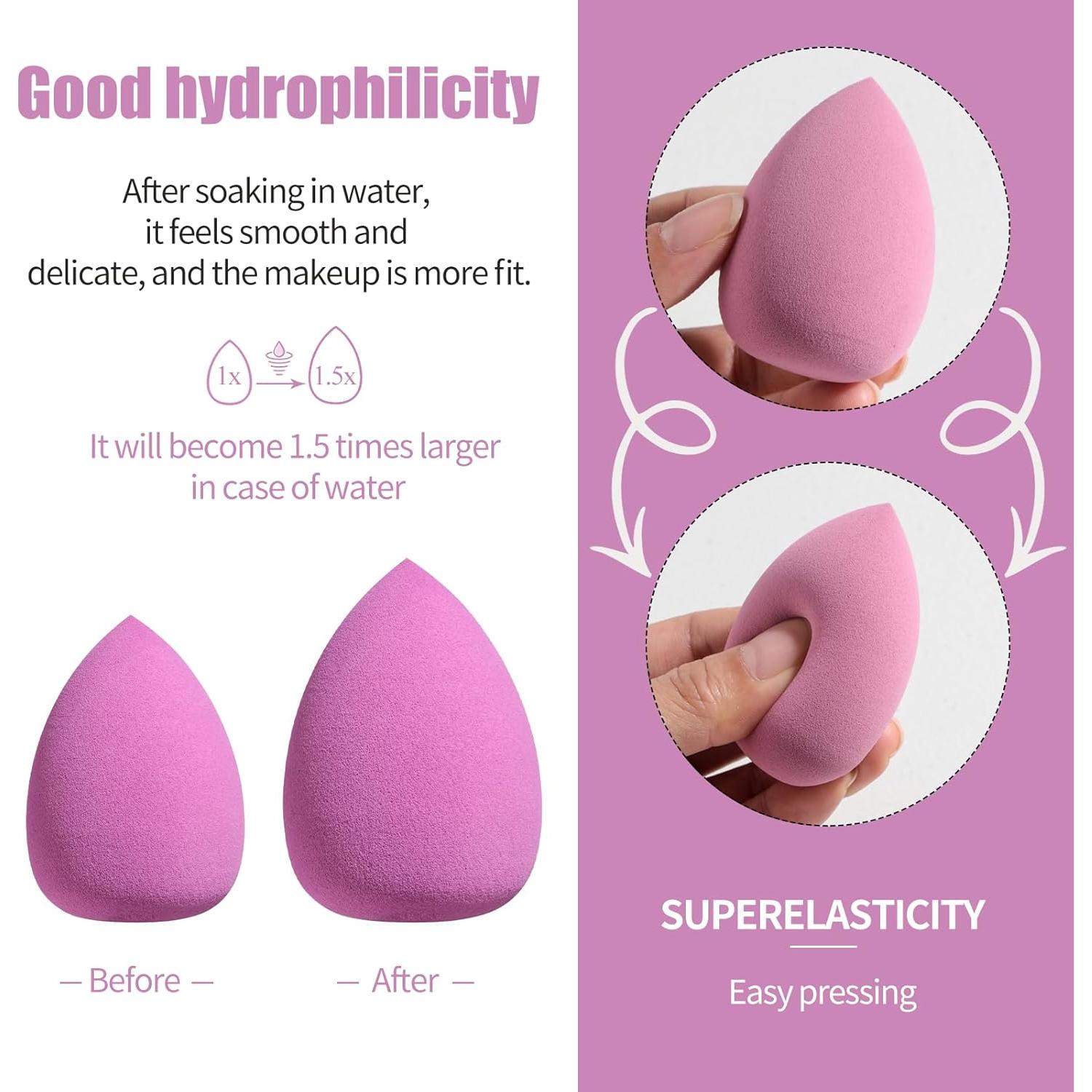 Conjunto de Esponjas de Maquillaje BS-MALL 10 Piezas - Diamante