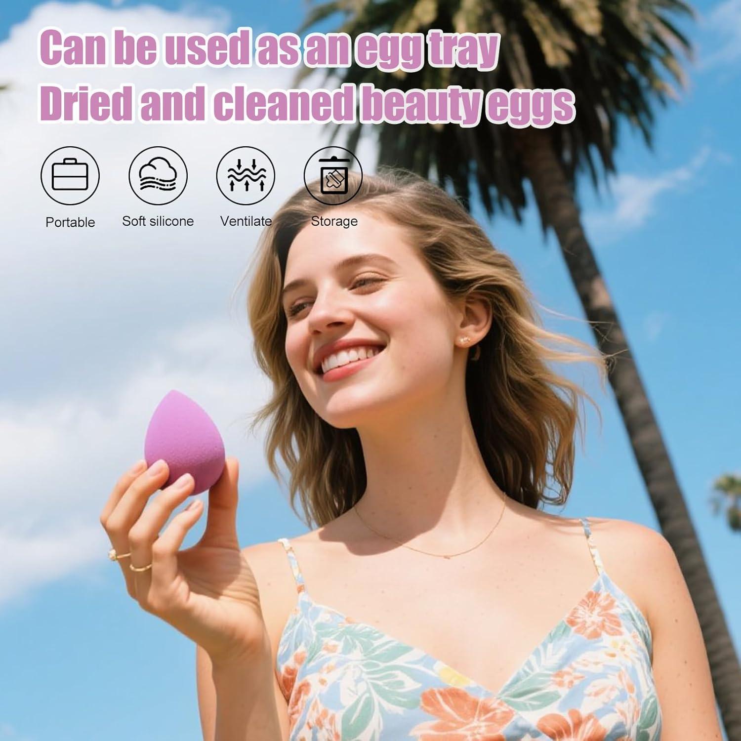 Conjunto de Esponjas de Maquillaje BS-MALL 10 Piezas - Diamante