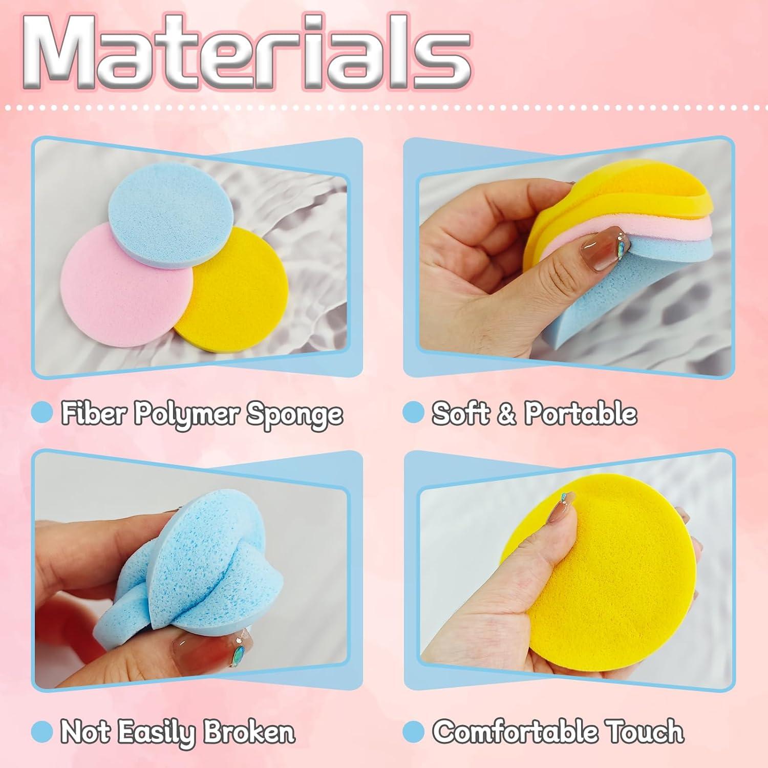 120 Esponjas Faciales Comprimidas Woozettn - Limpieza y Maquillaje