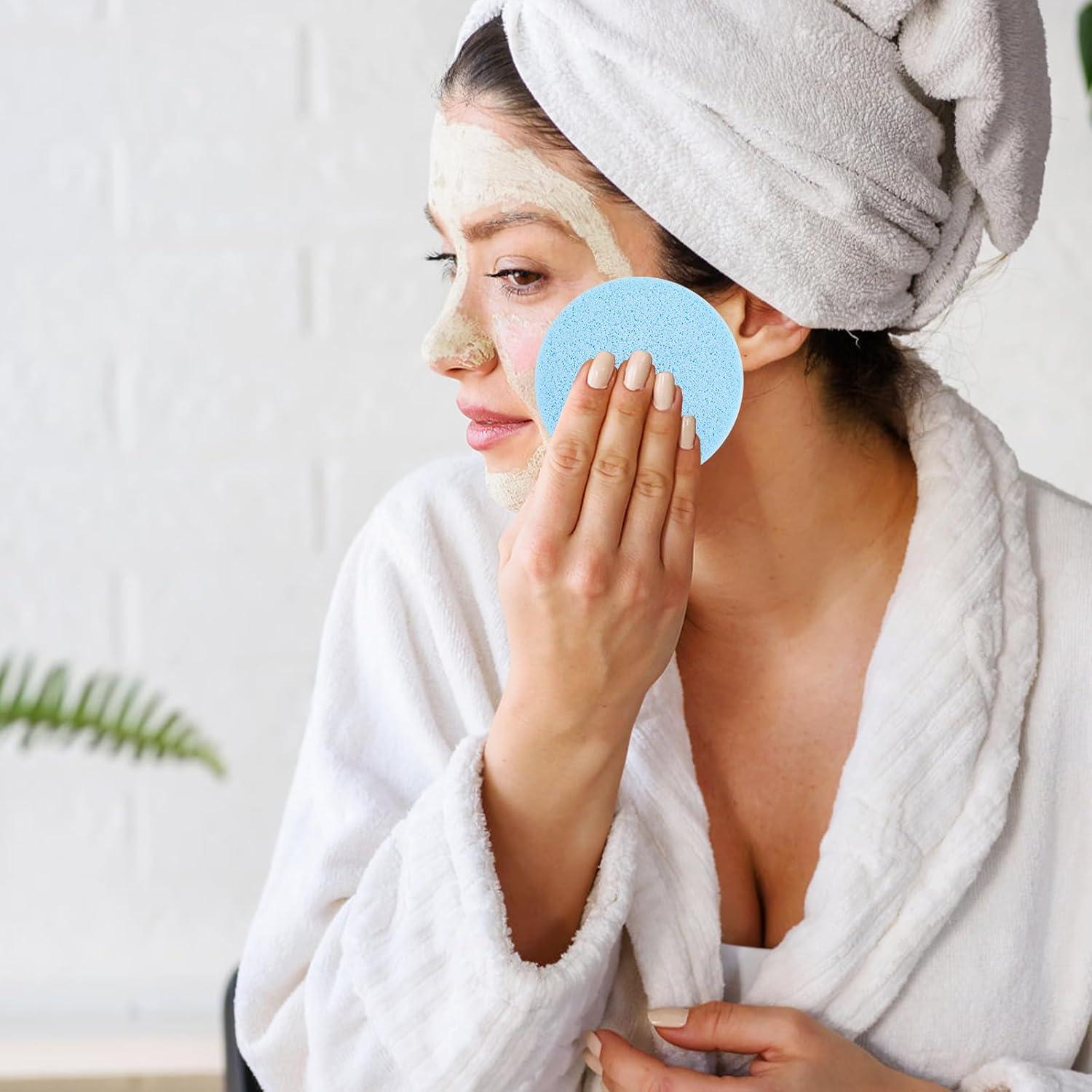 120 Esponjas Faciales Comprimidas Woozettn - Limpieza y Maquillaje