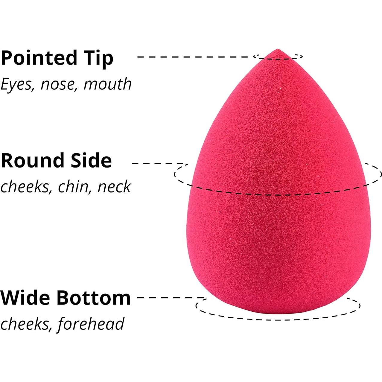 Conjunto de Esponjas de Maquillaje IXO - Sin Látex, 5 Unidades