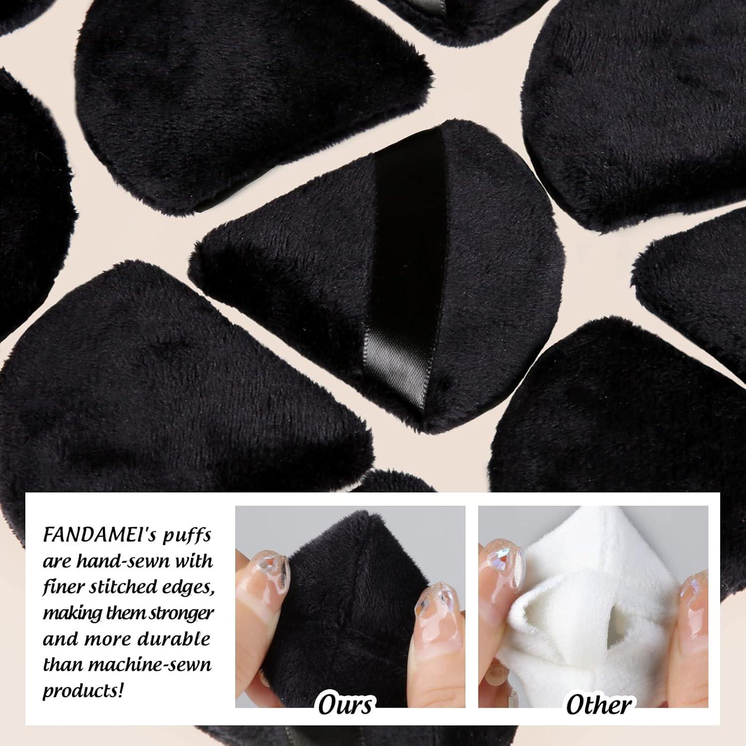 FANDAMEI Kit de Esponjas de Maquillaje y Puff de Polvo 15 PCS