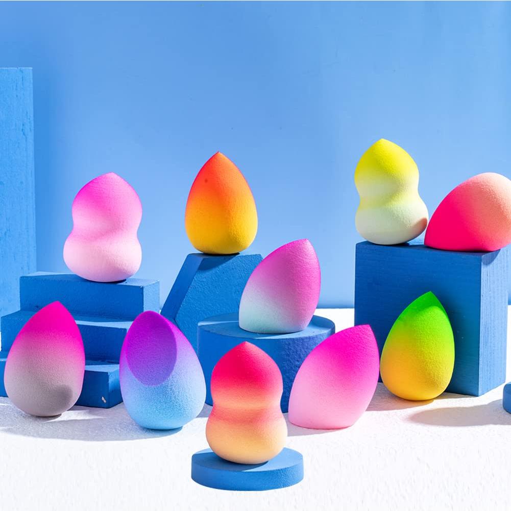 Set de 10 Esponjas de Maquillaje SDJINYU - Suaves y Reutilizables