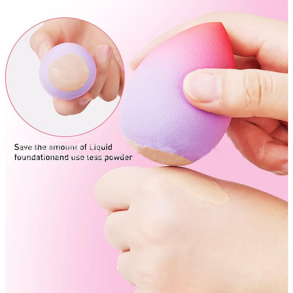 Set de 10 Esponjas de Maquillaje SDJINYU - Suaves y Reutilizables