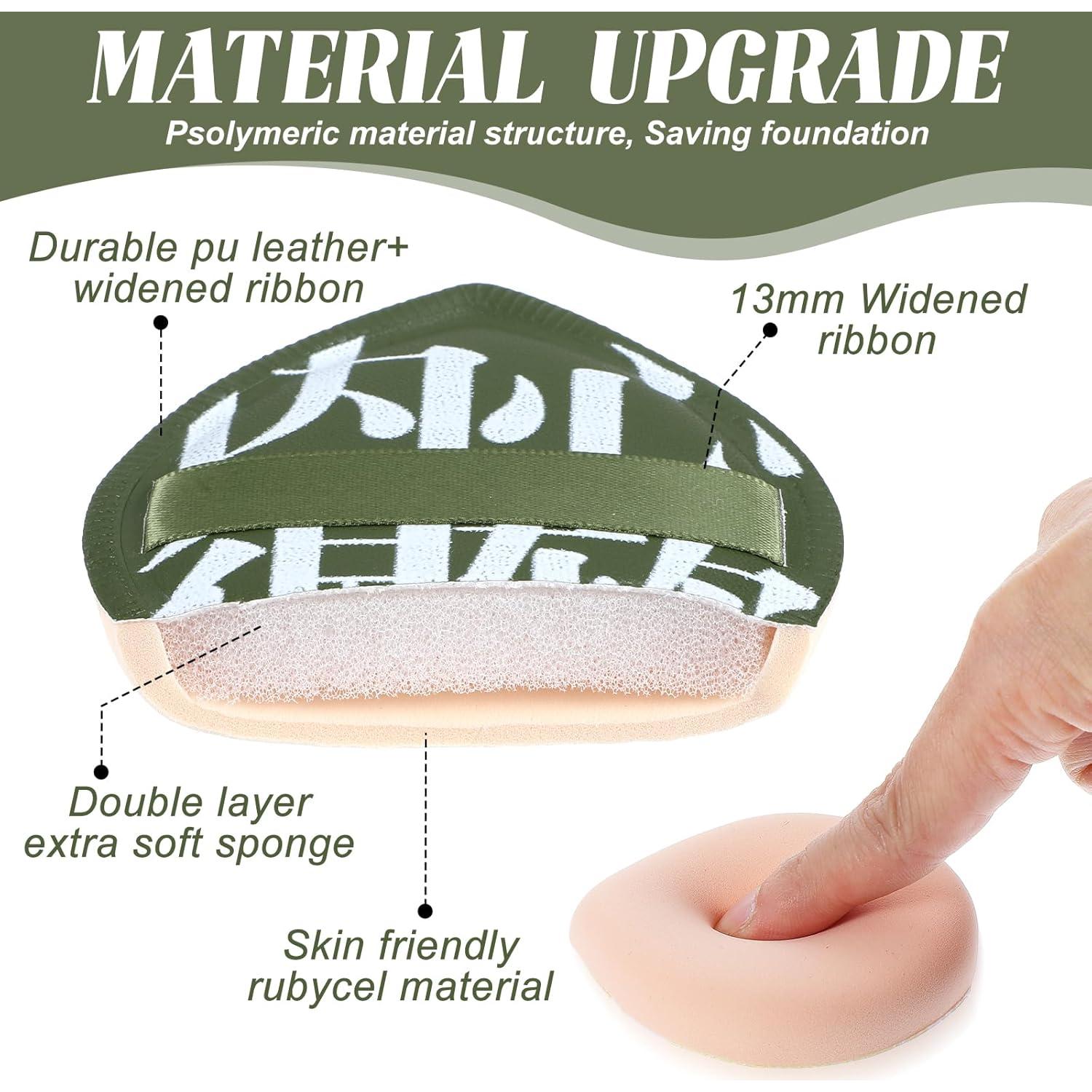 4 Esponjas de Maquillaje LLOUSSAK Puff Grande 7x7.5cm