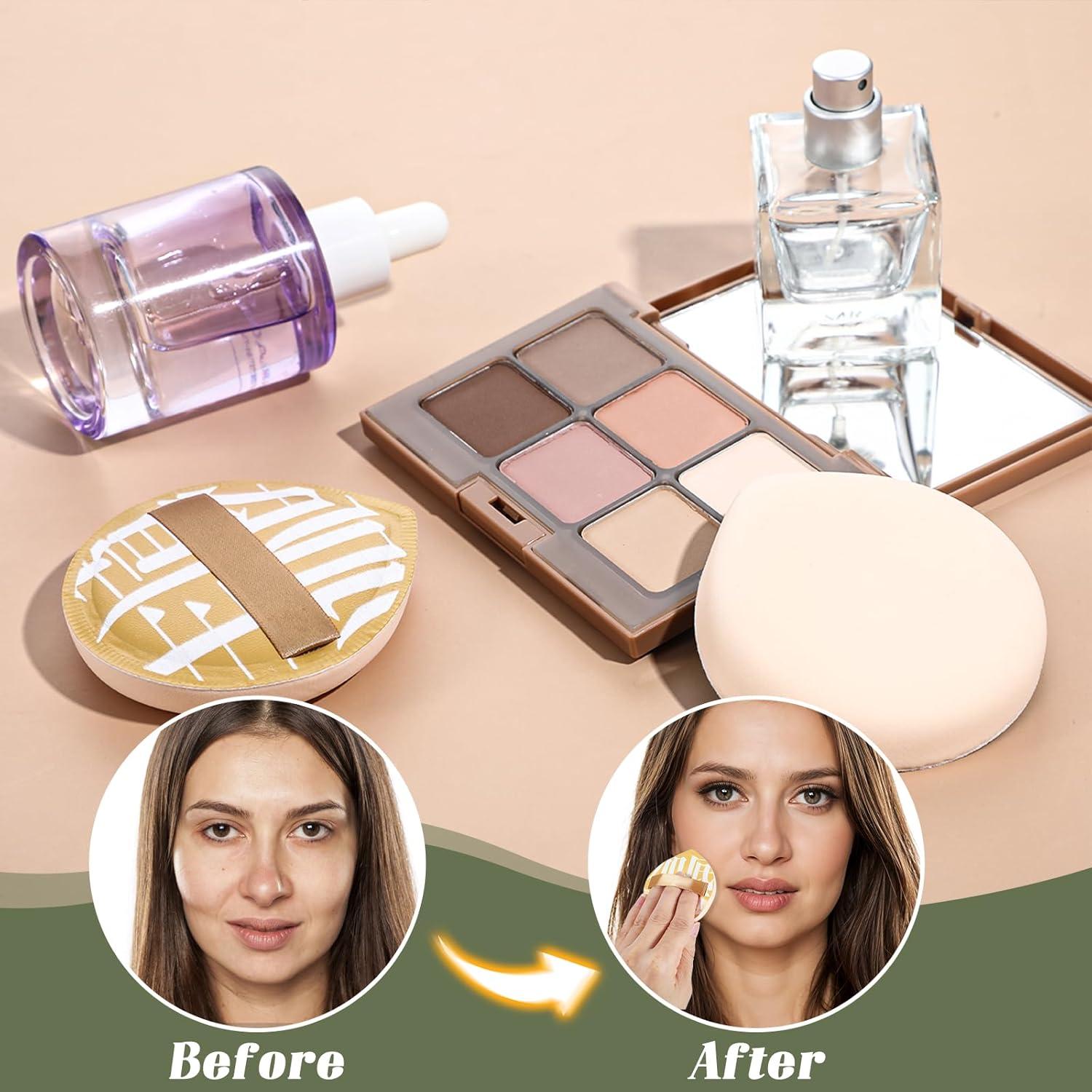 4 Esponjas de Maquillaje LLOUSSAK Puff Grande 7x7.5cm