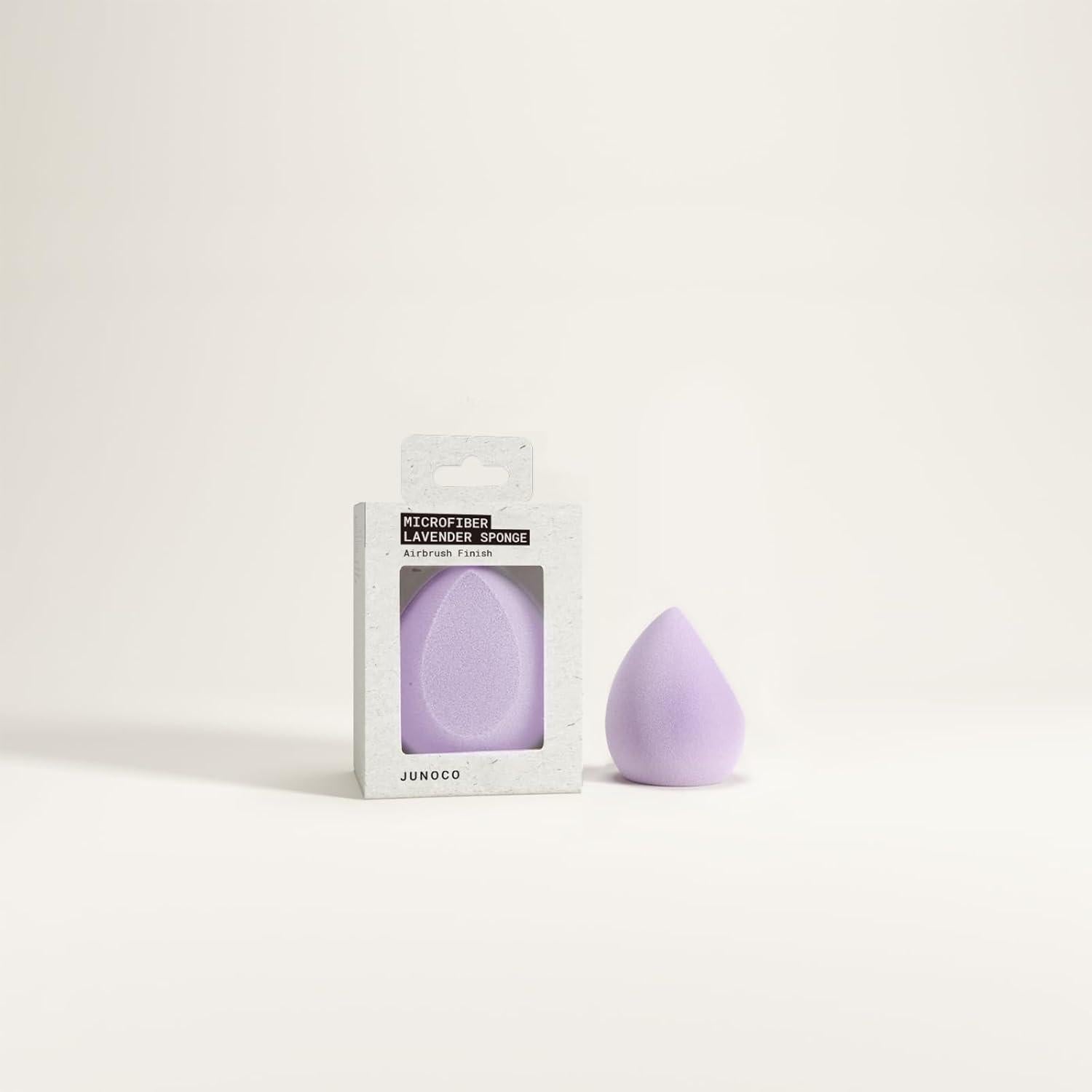 Esponja de Maquillaje JUNO & Co. Microfibra Doble Capa Lavanda