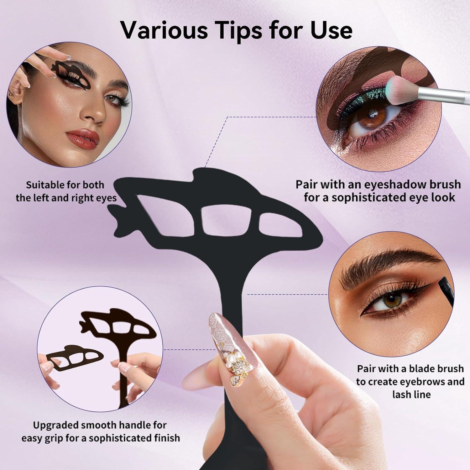 Plantilla de Sombra de Ojos 2 en 1 GiggleGear - Maquillaje Rápido