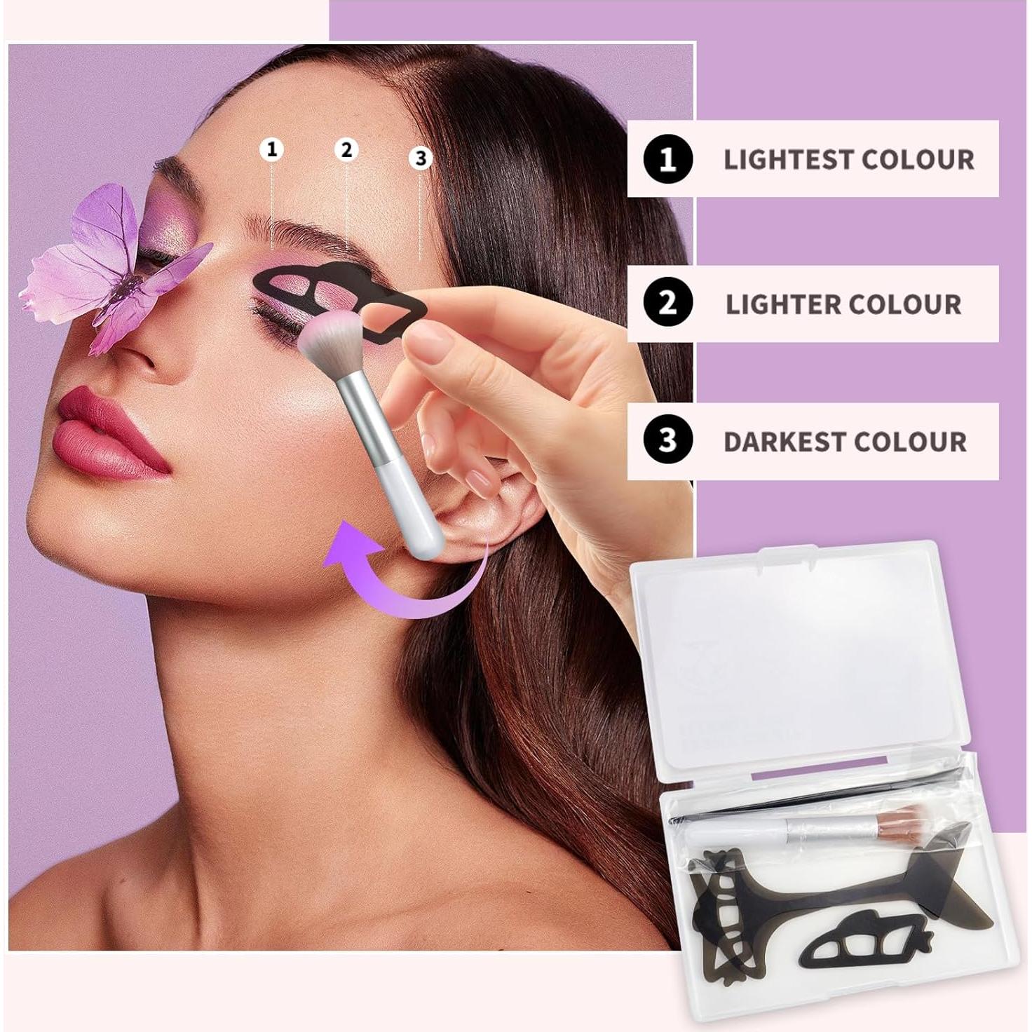 Plantilla de Sombra de Ojos 2 en 1 GiggleGear - Maquillaje Rápido