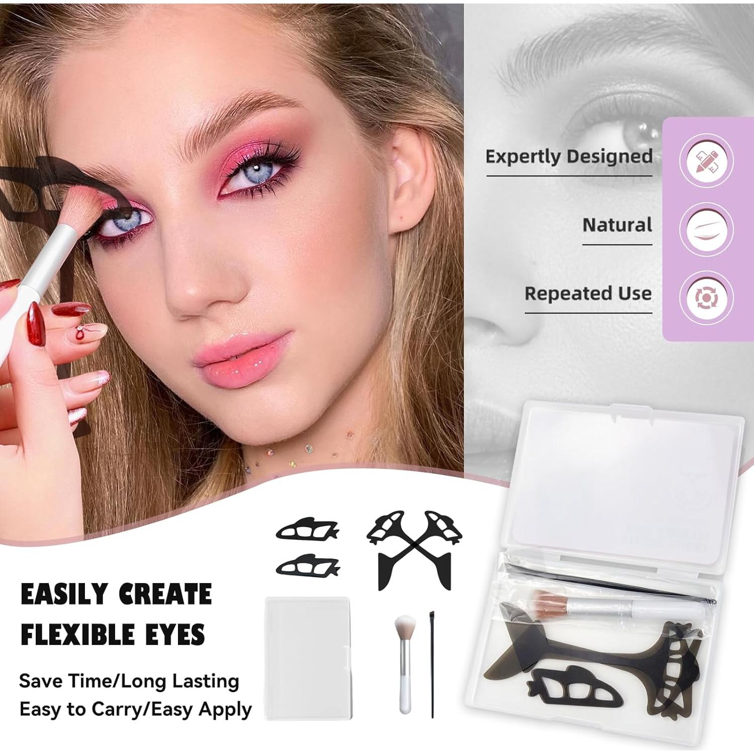 Plantilla de Sombra de Ojos 2 en 1 GiggleGear - Maquillaje Rápido