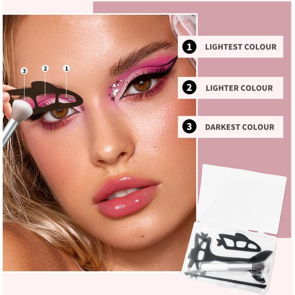 Set de 6 Plantillas de Sombra de Ojos YUMMIS Reutilizables