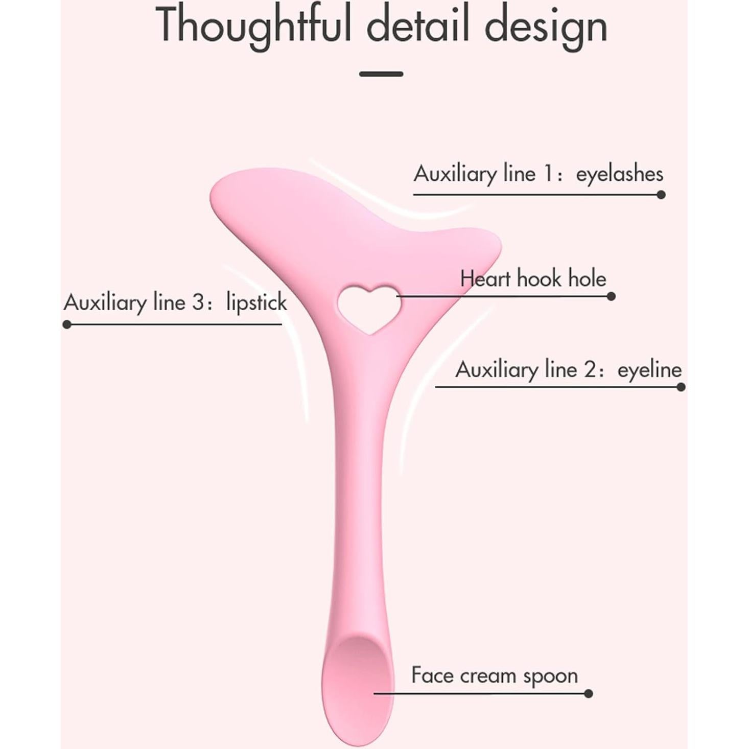 Herramienta de Maquillaje de Silicona Btywen para Ojos y Labios