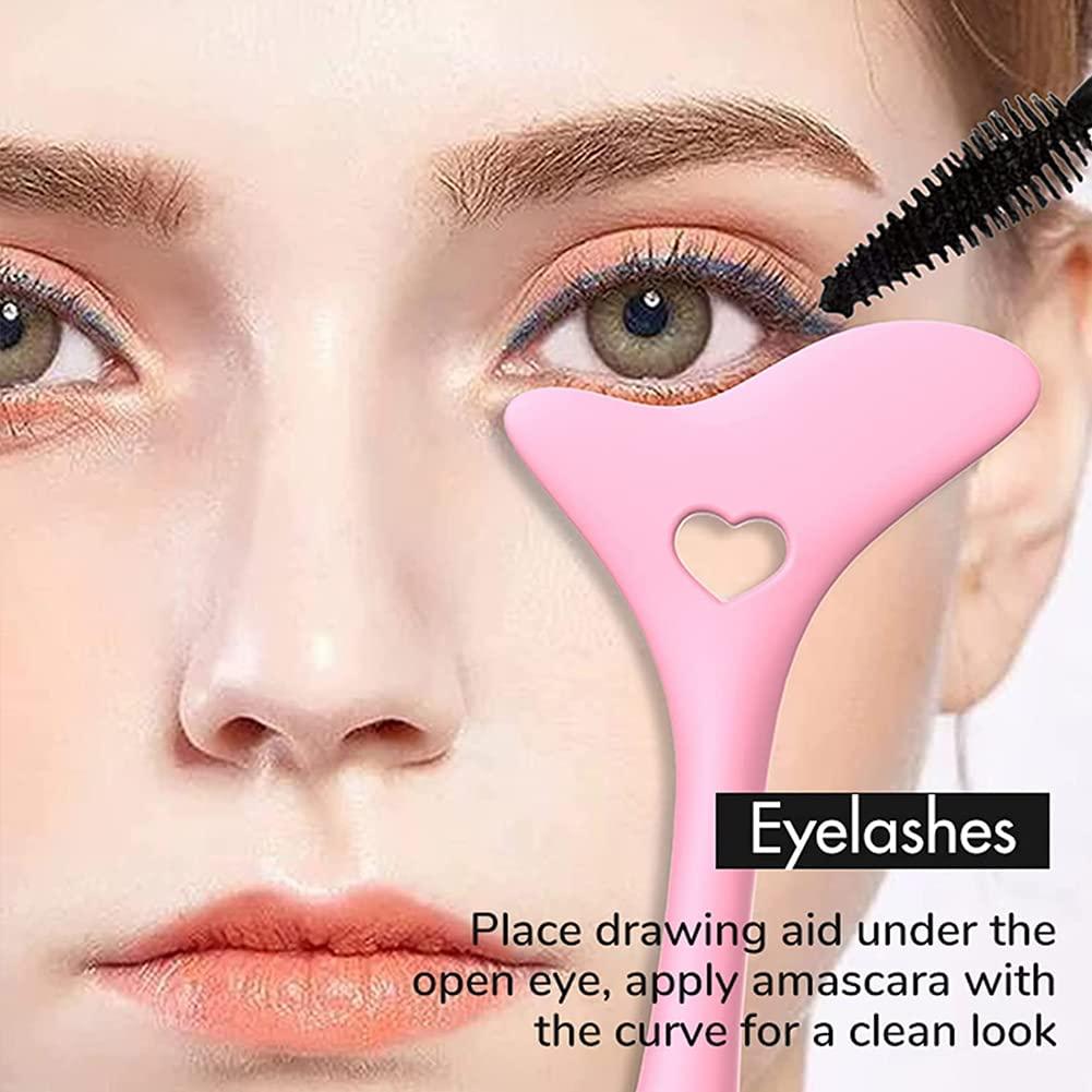 Plantilla de Eyeliner de Silicona Multifuncional Rosa