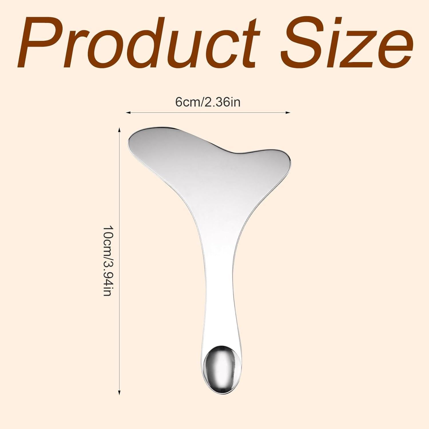 Plantillas de Delineador de Ojos BOXOB 4 Piezas Acero Inoxidable