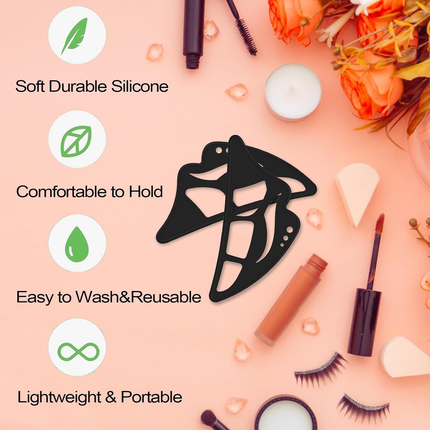 Plantillas Reutilizables para Sombra de Ojos GONGCHUANG - 2 Piezas