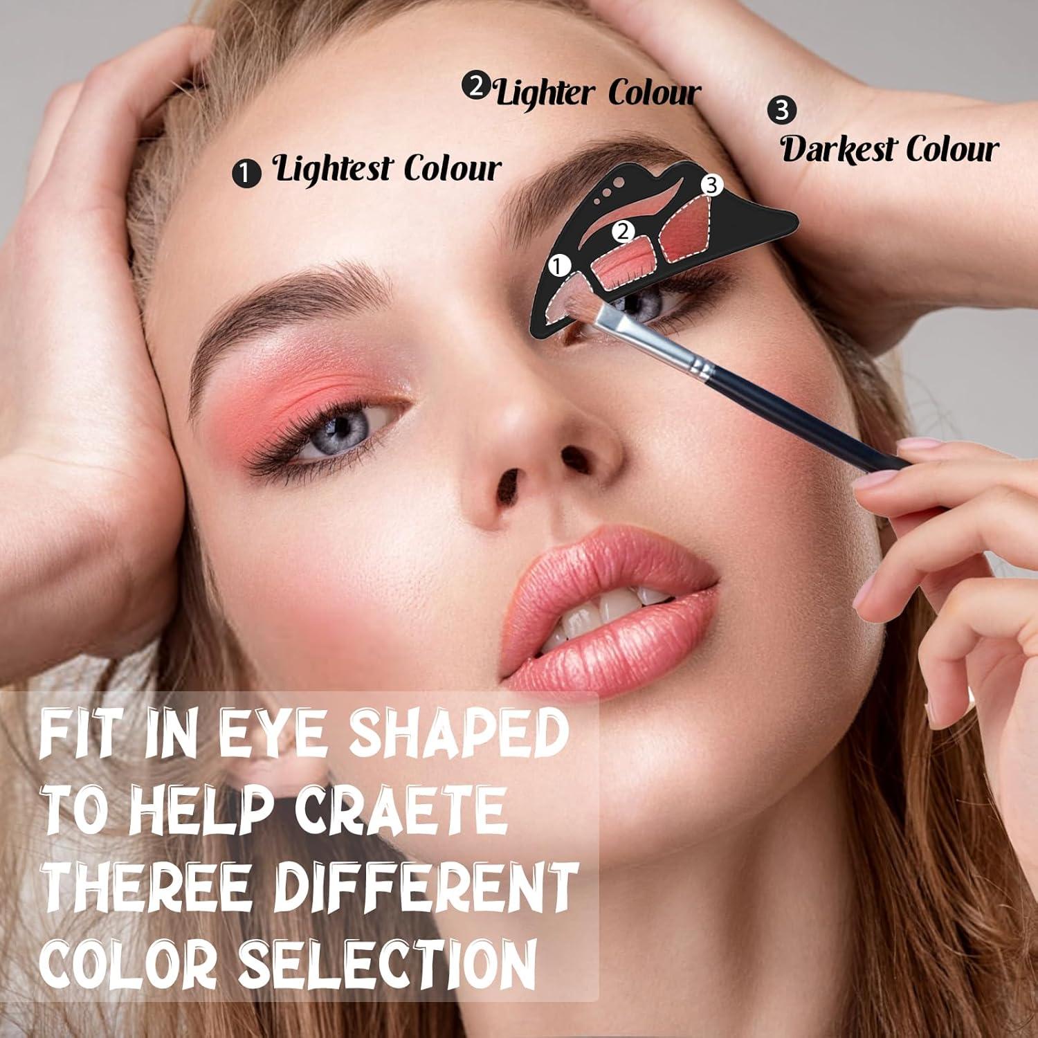 Plantillas Reutilizables para Sombra de Ojos GONGCHUANG - 2 Piezas