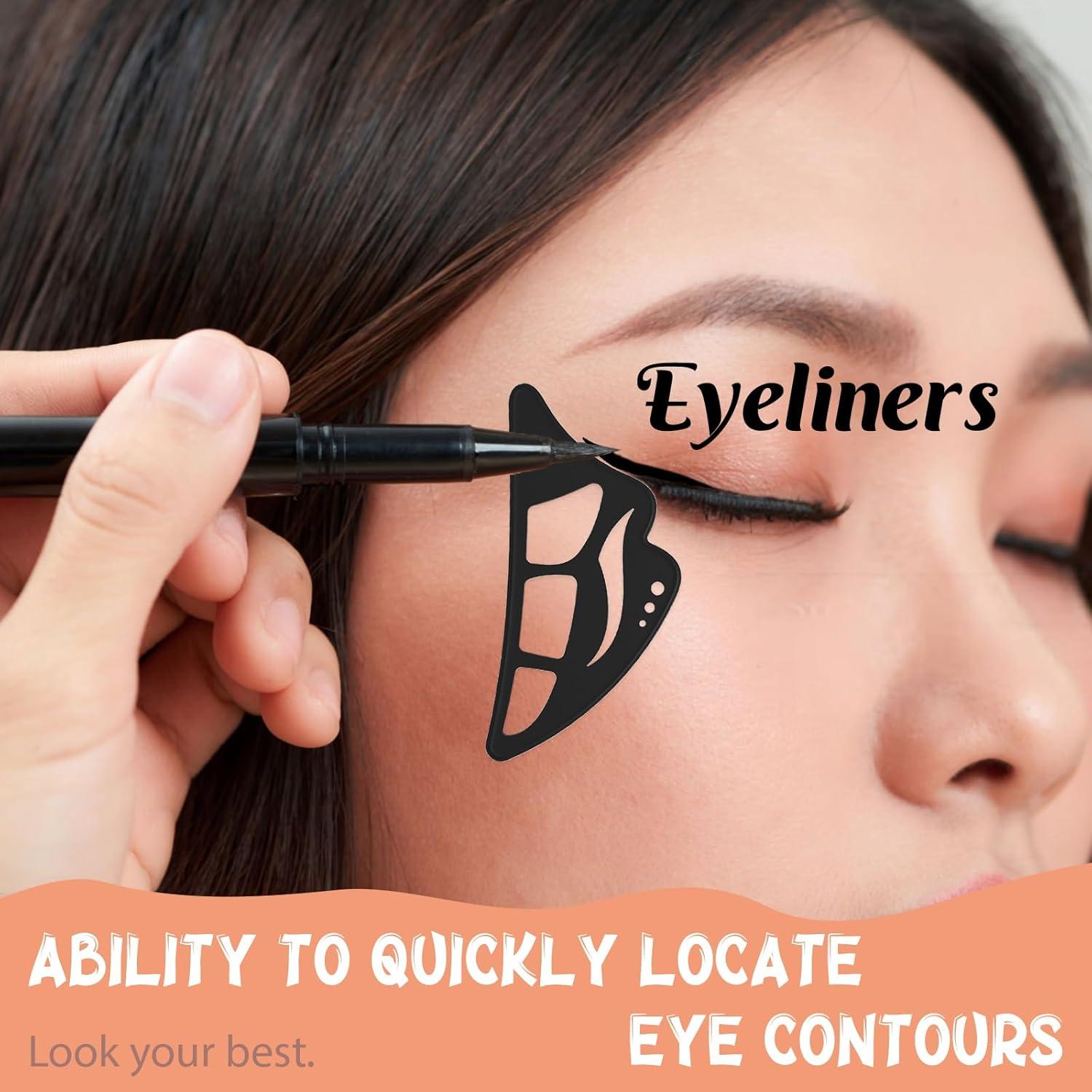 Plantillas Reutilizables para Sombra de Ojos GONGCHUANG - 2 Piezas