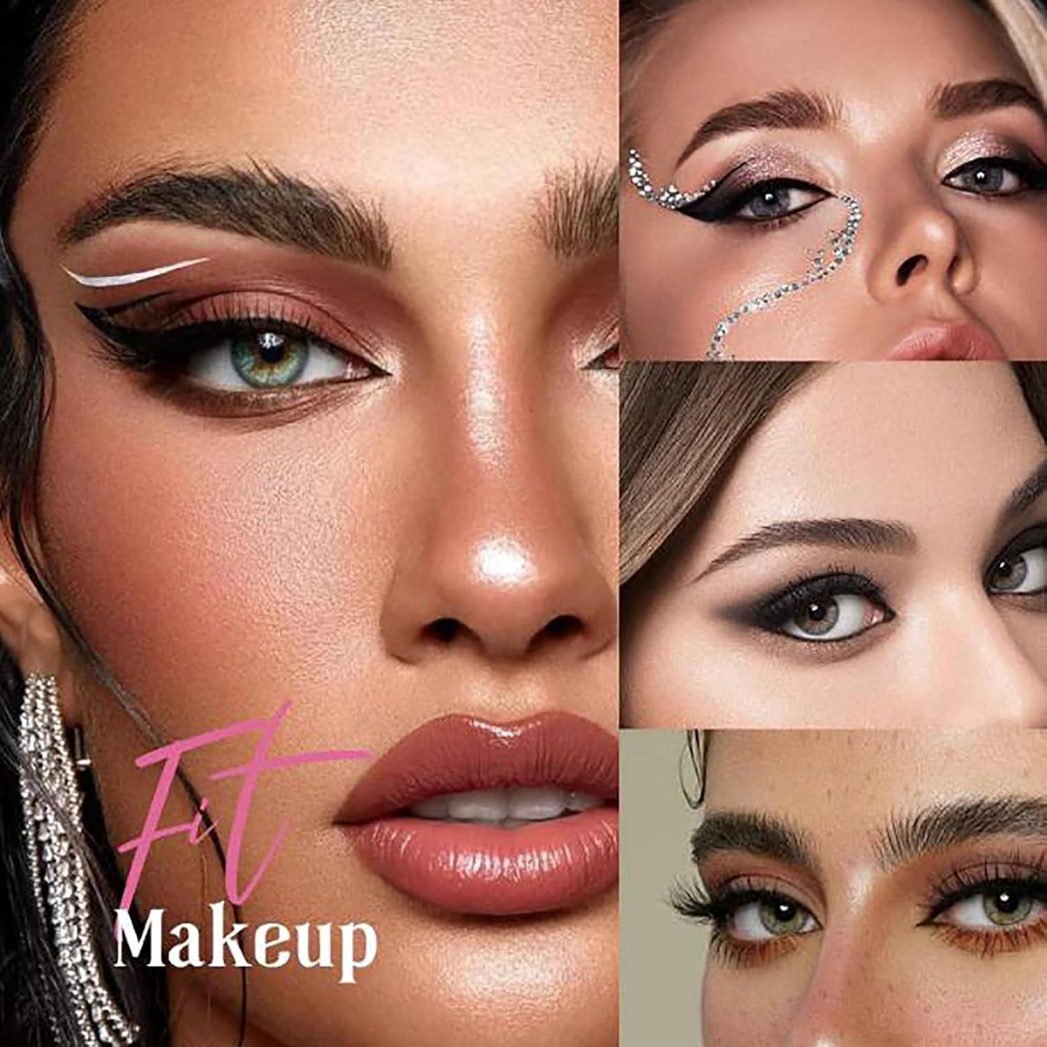 Parche de Pestañas Reutilizables Genérico - Sombra de Ojos Oro