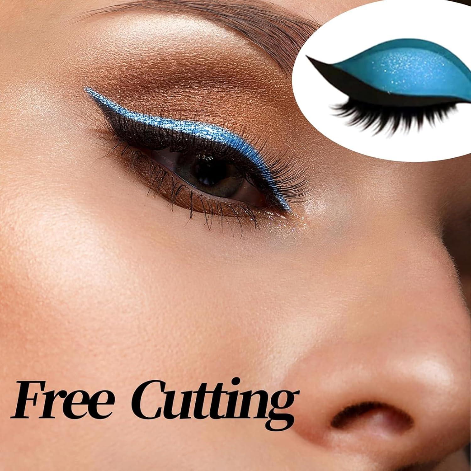 Parche de Pestañas Reutilizables Genérico - Sombra de Ojos Oro