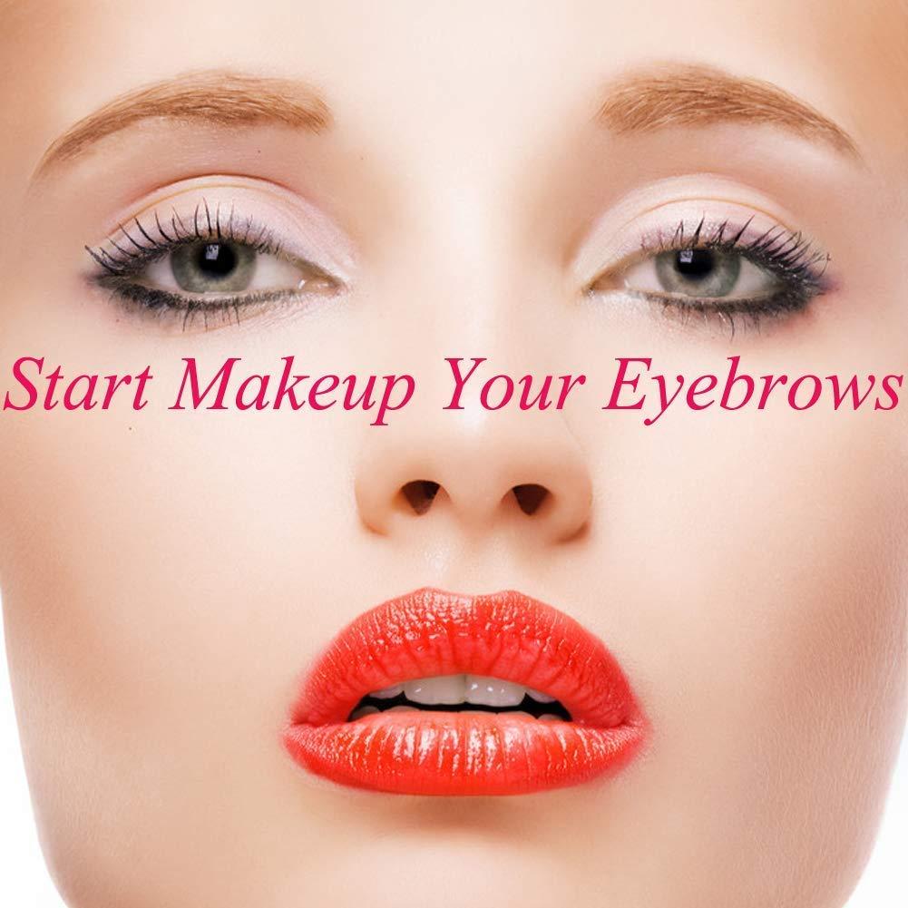 Kit de Plantillas de Cejas Reutilizables Linkinghome - 24 Formas