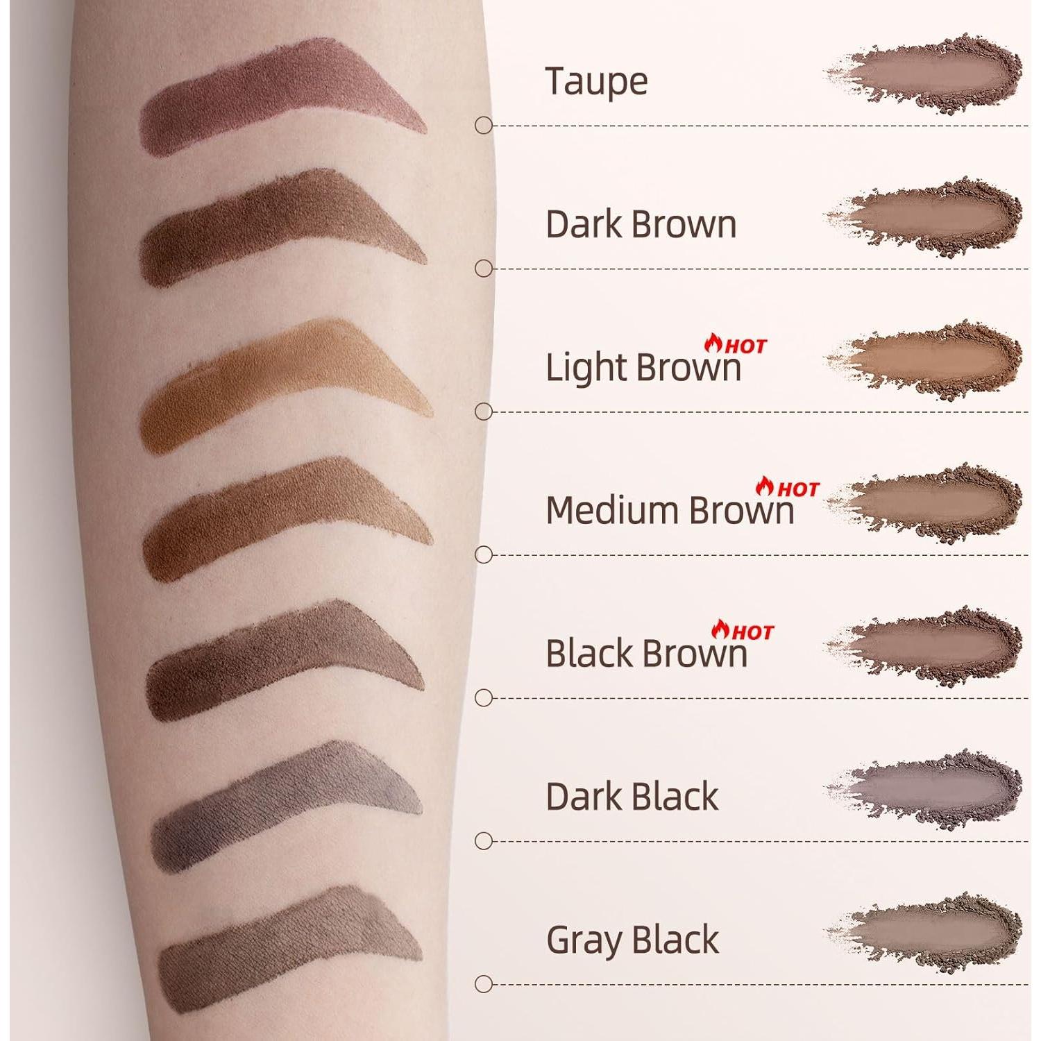 Kit de Plantillas para Cejas OETUIOW - 24 Reutilizables Impermeables