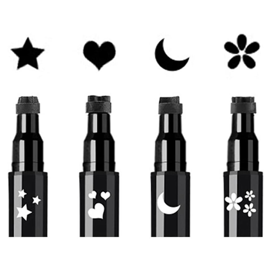 Juego de Sellos y Delineador de Ojos Wonder X 4 PCs