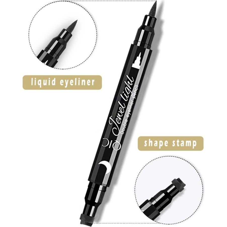 Juego de Sellos y Delineador de Ojos Wonder X 4 PCs