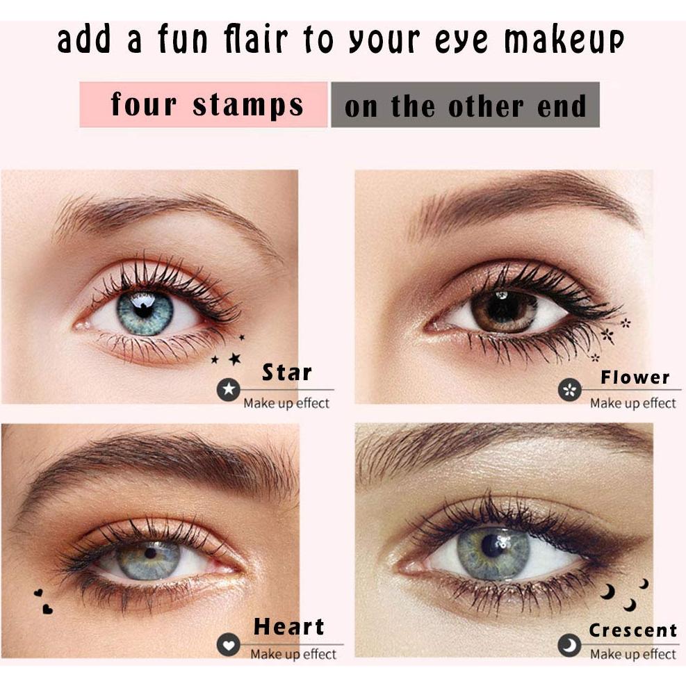 Juego de Sellos y Delineador de Ojos Wonder X 4 PCs