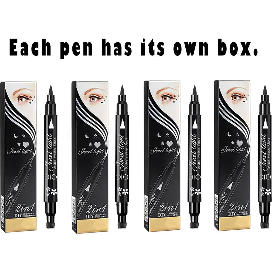 Juego de Sellos y Delineador de Ojos Wonder X 4 PCs