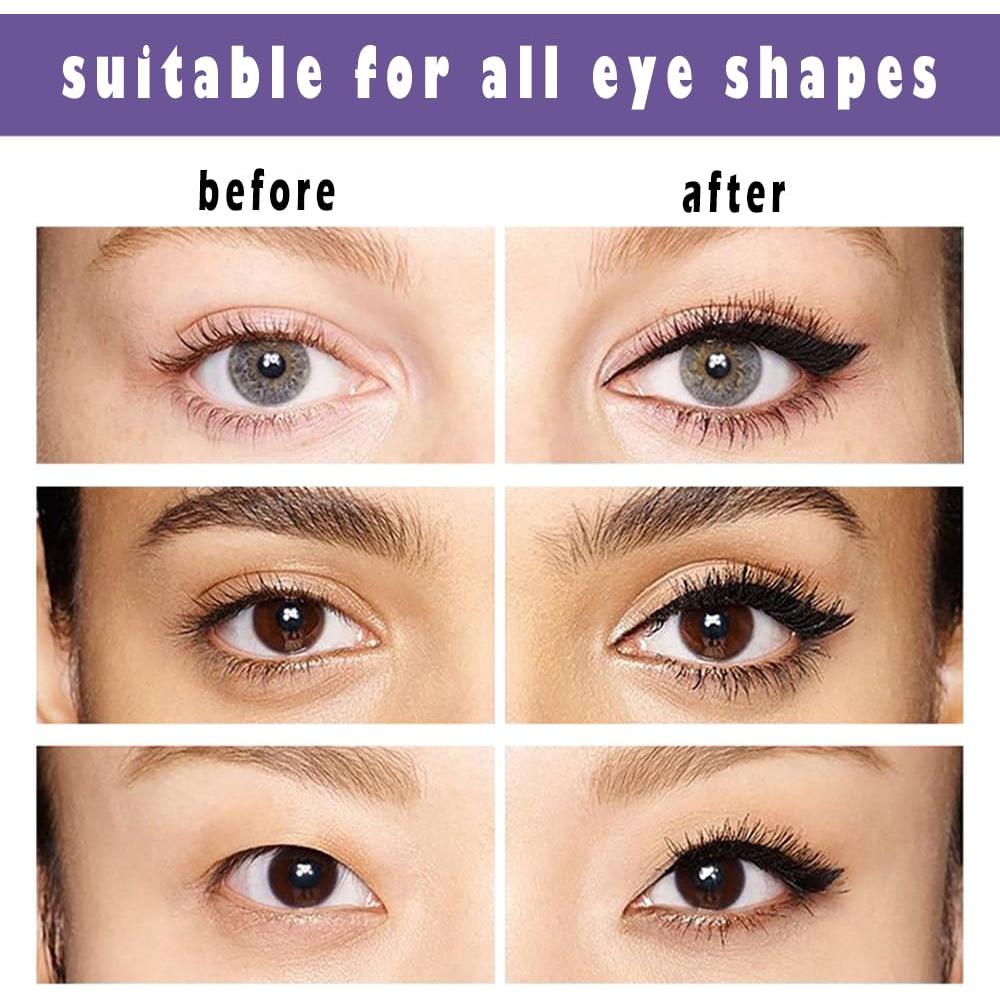 Eyeliner Líquido Negro Doble Punta Linble - Impermeable 8mm