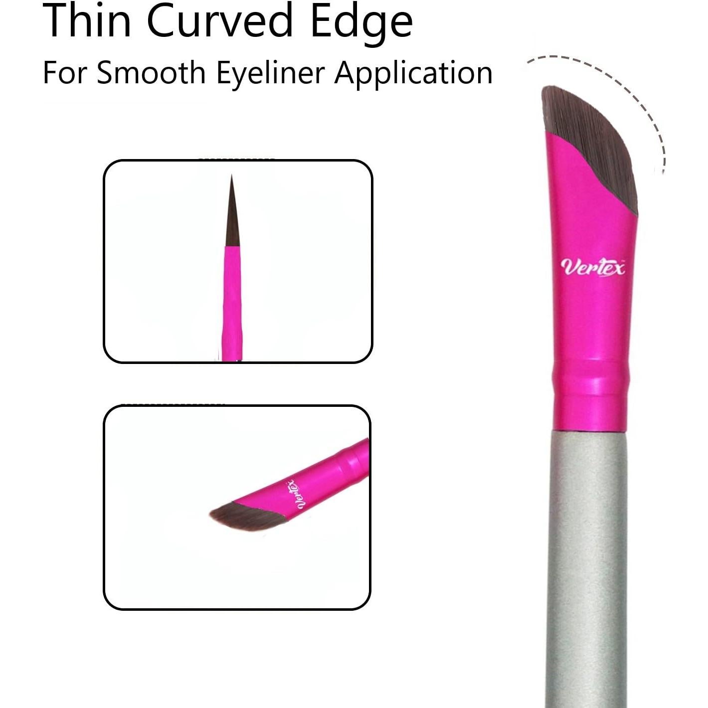 Juego de Pinceles para Delineador Vertex Beauty - Precisión y Suavidad