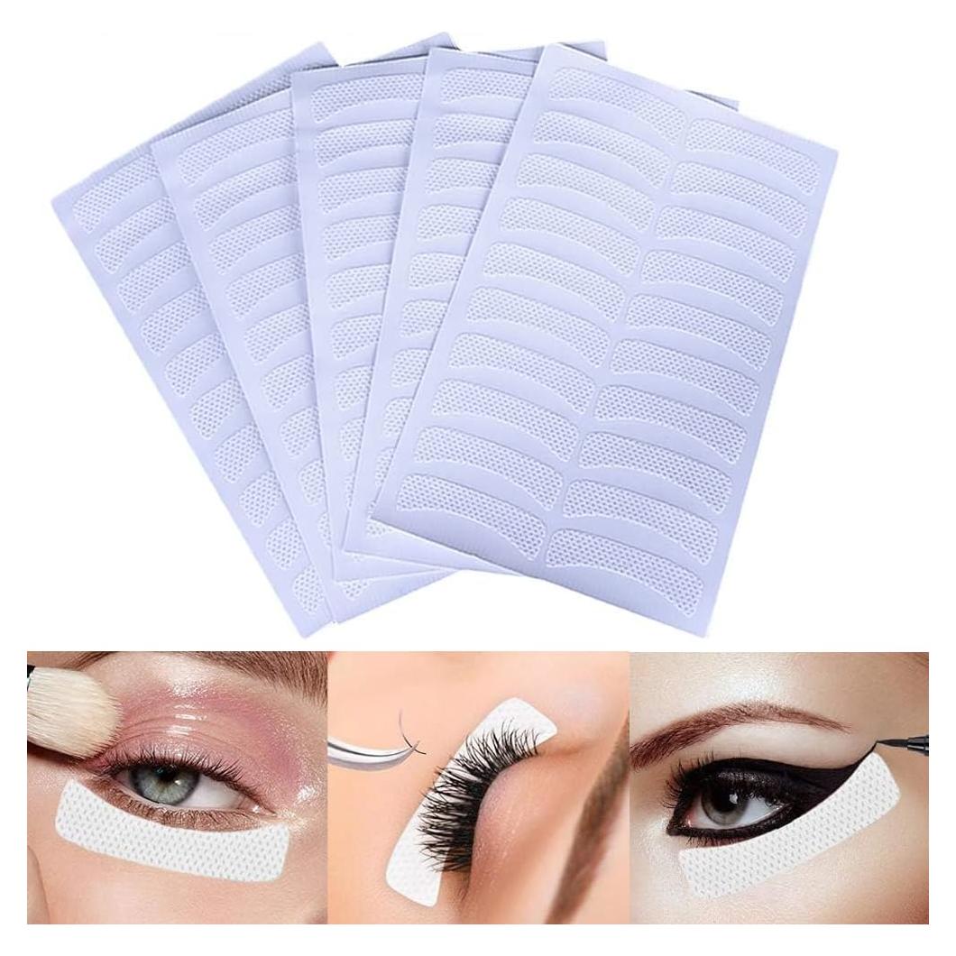 Kalolary 200 Piezas Escudos de Sombra de Ojos Desechables