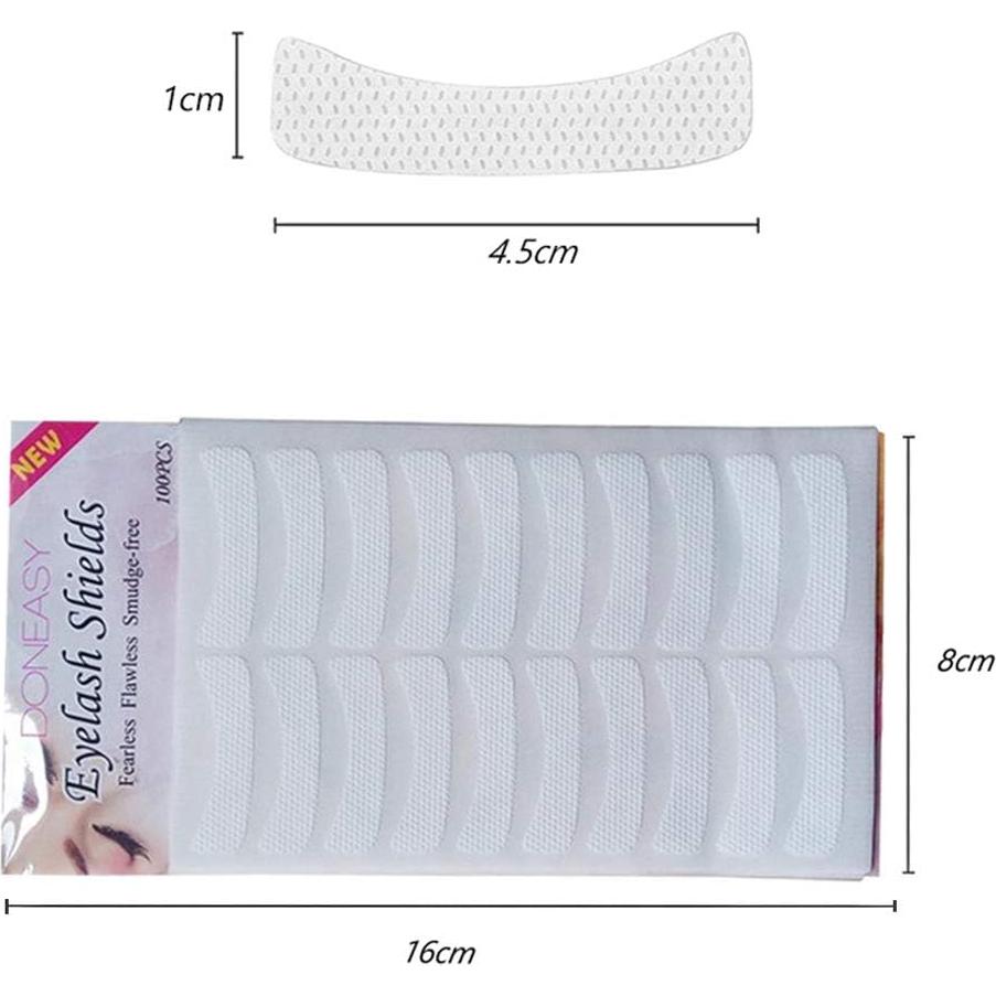 Kalolary 200 Piezas Escudos de Sombra de Ojos Desechables