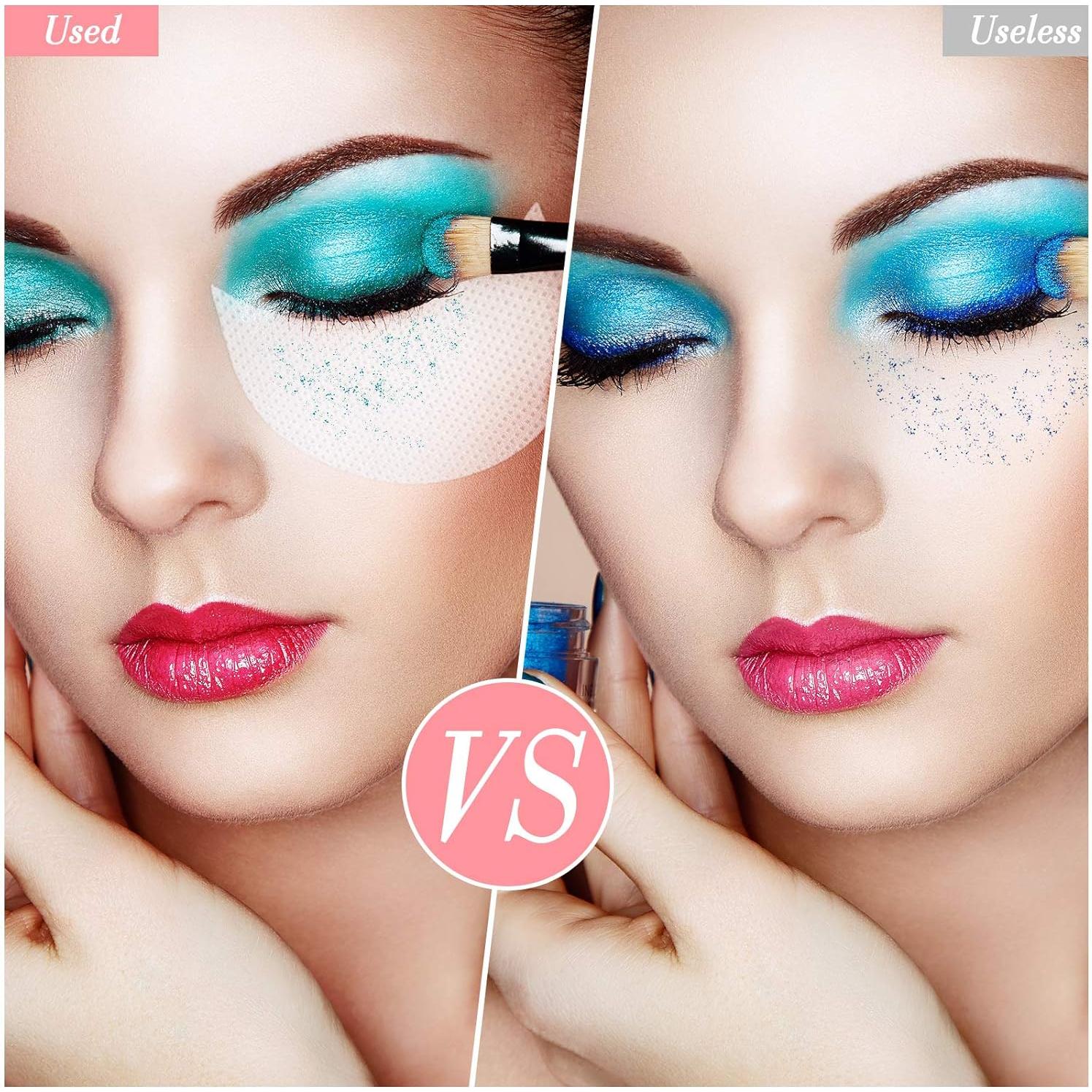 600 Piezas Parches de Sombra de Ojos Blancos Zhanmai 40x58mm